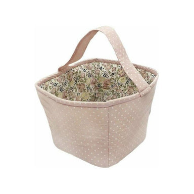 Pink Fabric Basket/Storage Caddy - Collins & Conley