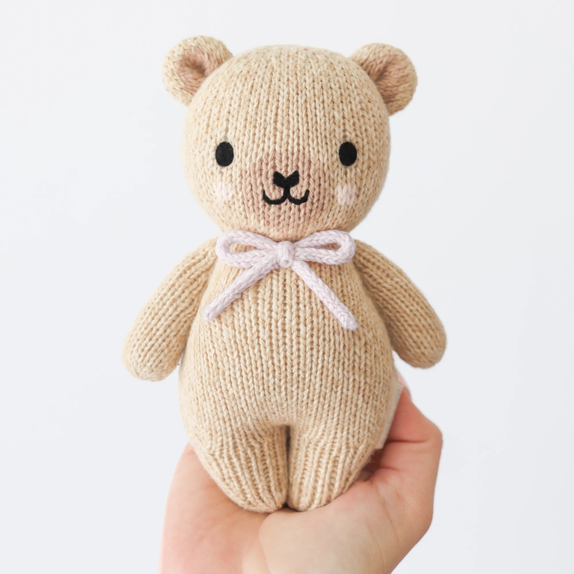 Baby Honey Bear (Lavender Bow)