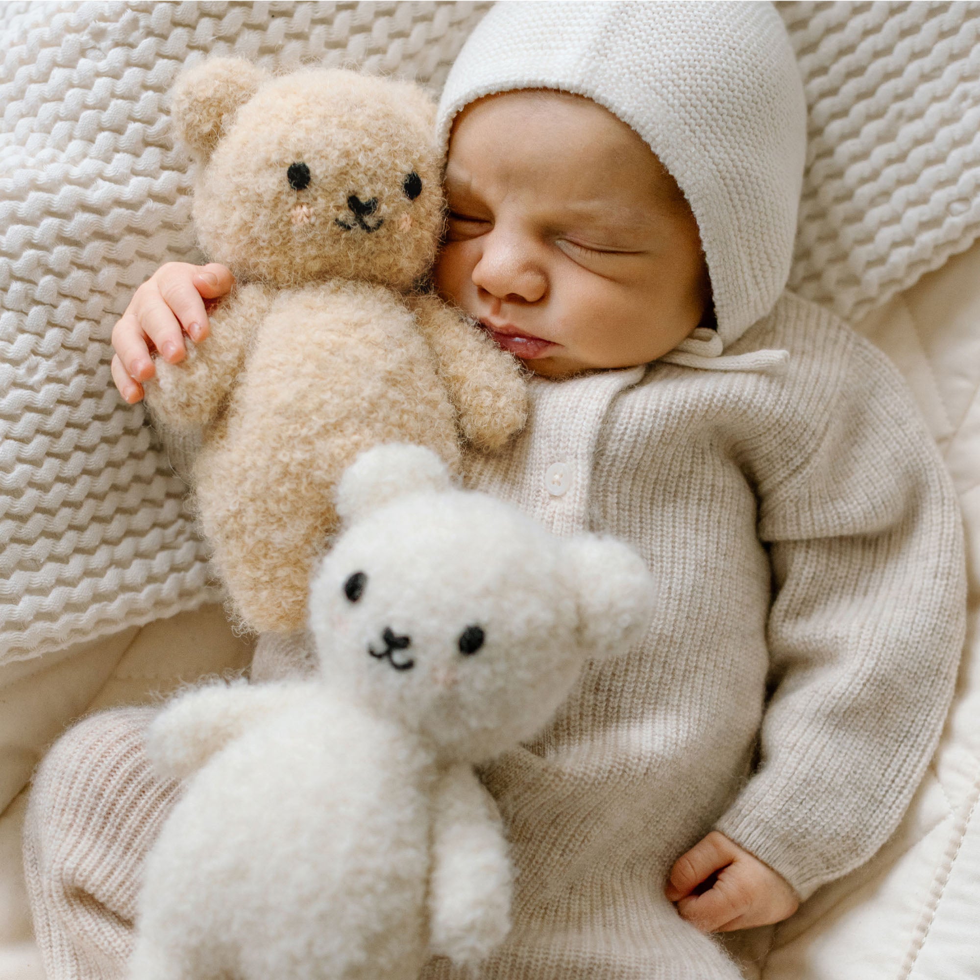 Baby boucle bear (Ivory)