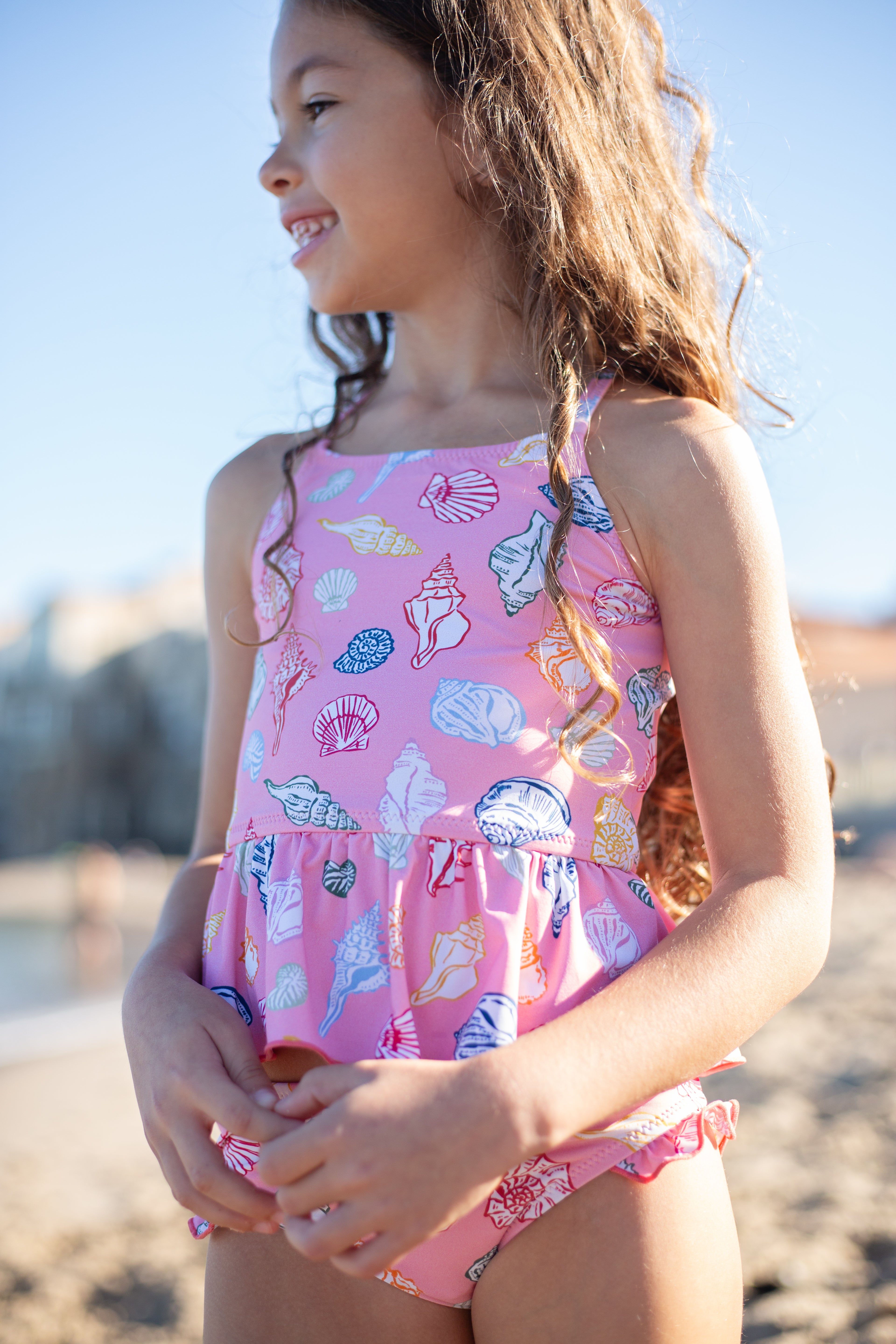 Joy Tankini - Pink Seashells