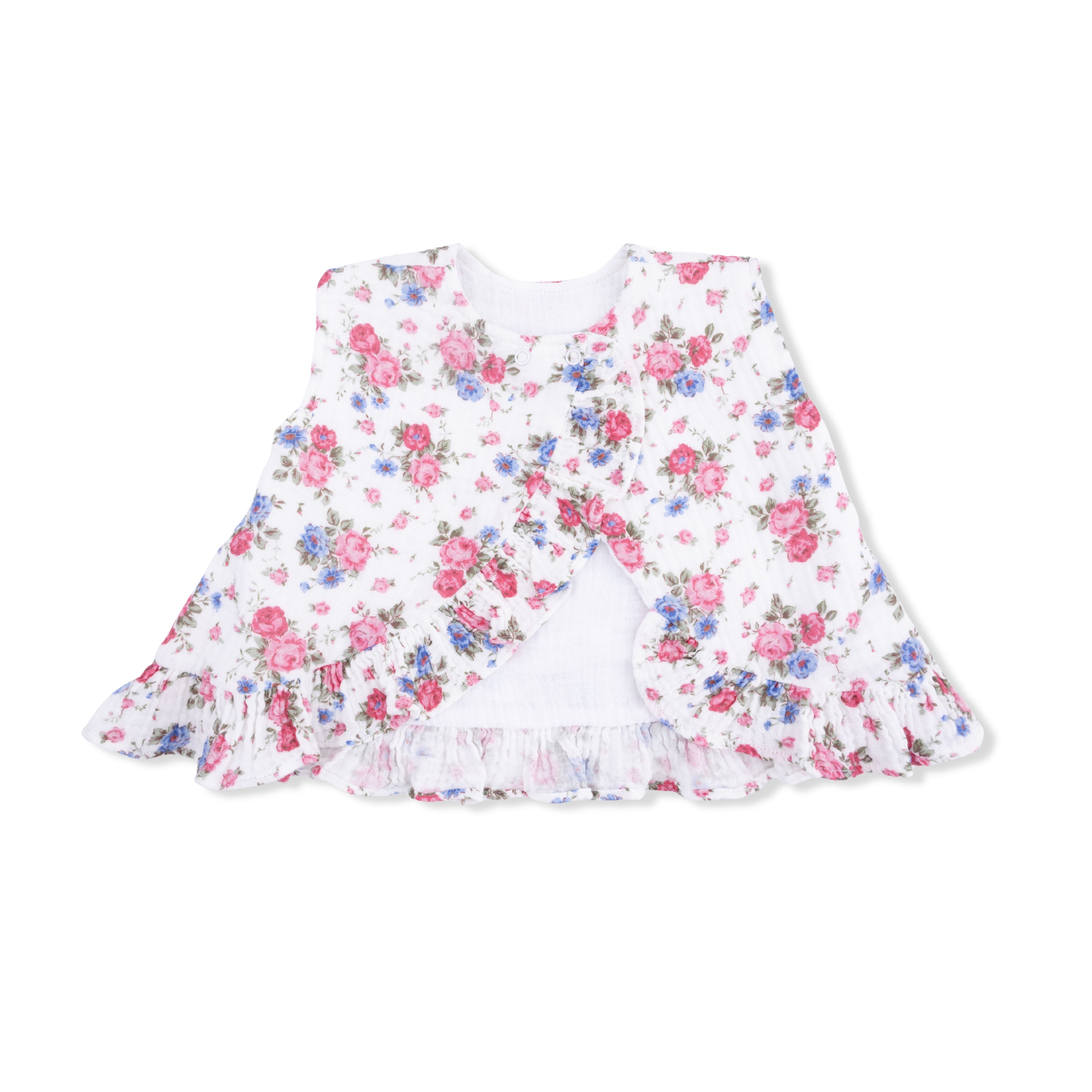 Ruffle Top/Bloomer - Cabbage Roses