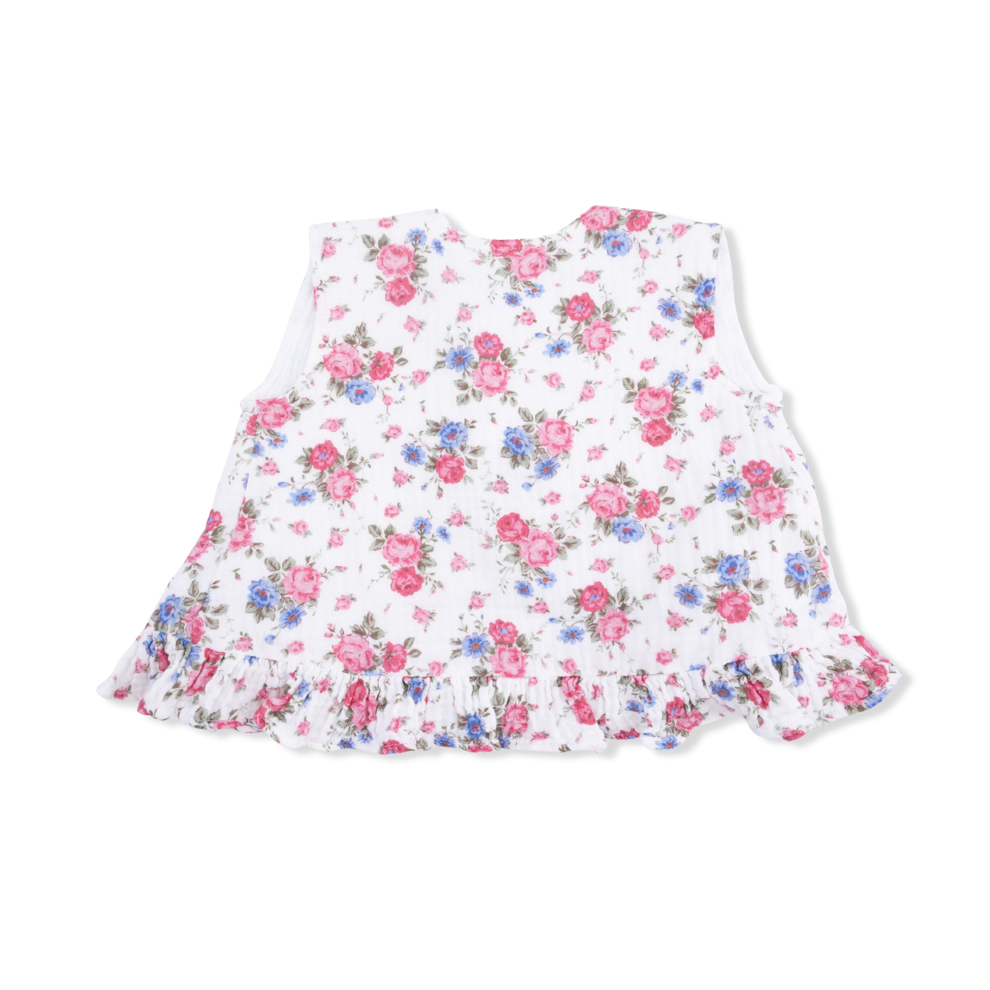 Ruffle Top/Bloomer - Cabbage Roses
