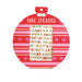 Pack of nail stickers with Christmas design on a white background