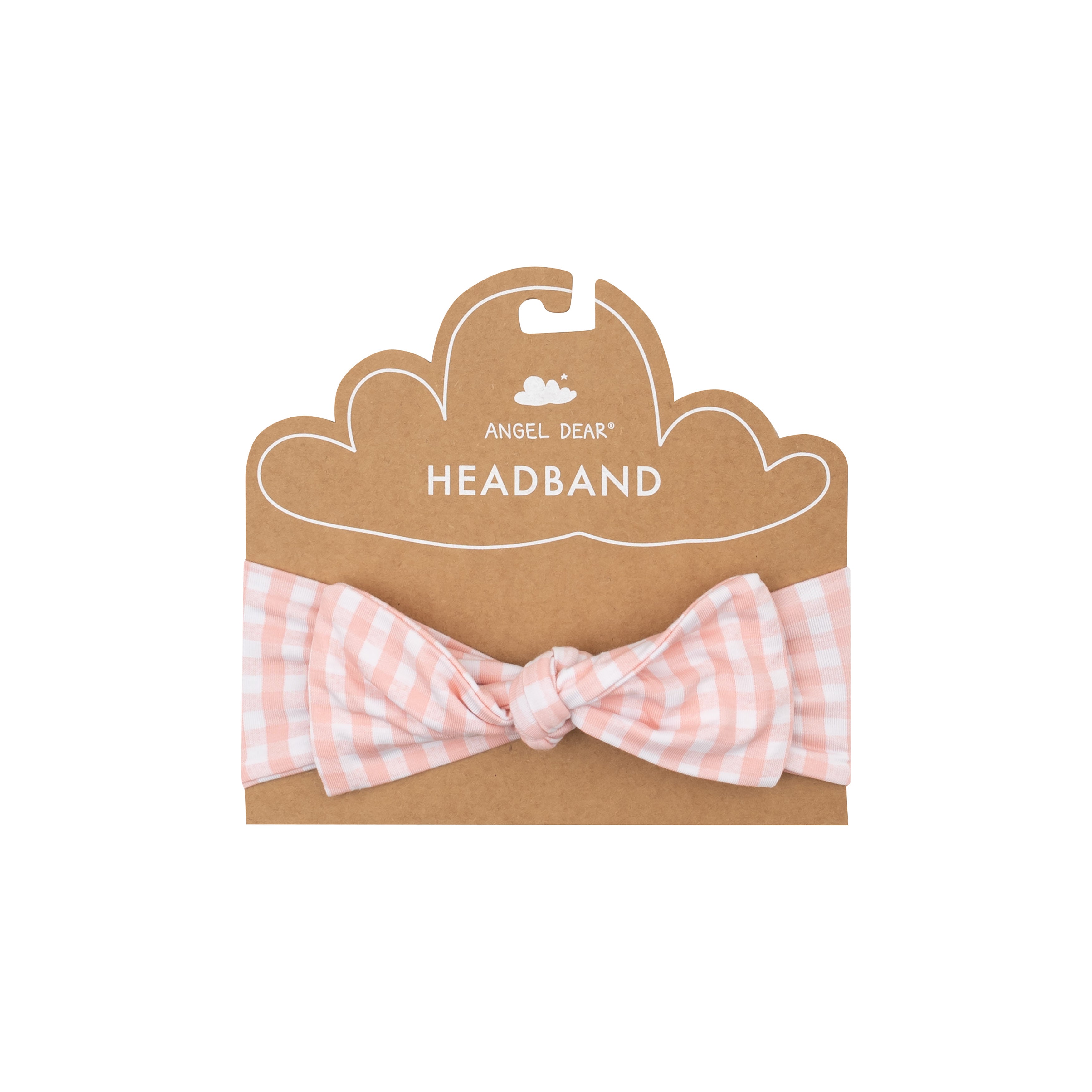 Headband - Mini Gingham Pink