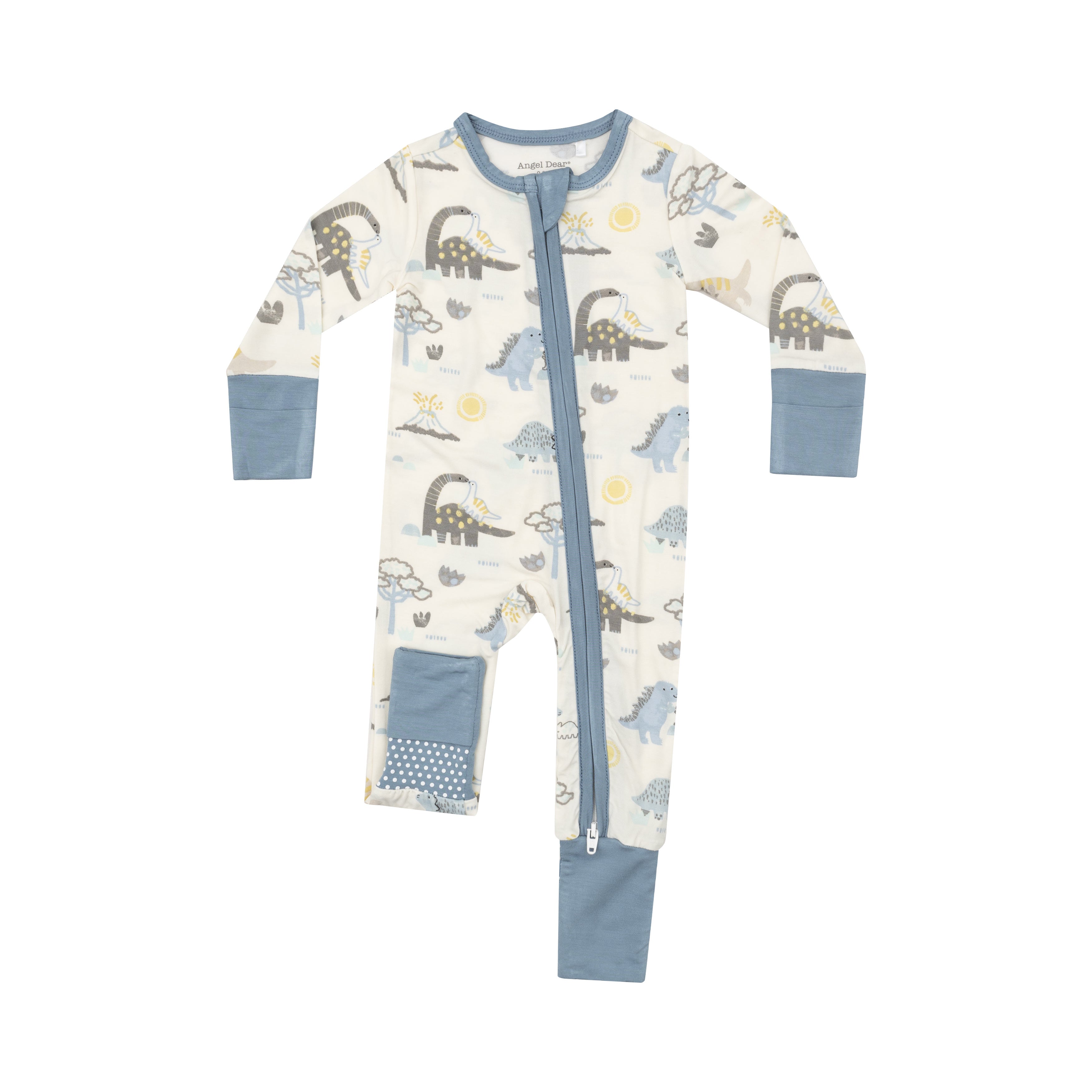 Zippered Romper - Baby Love Dinos