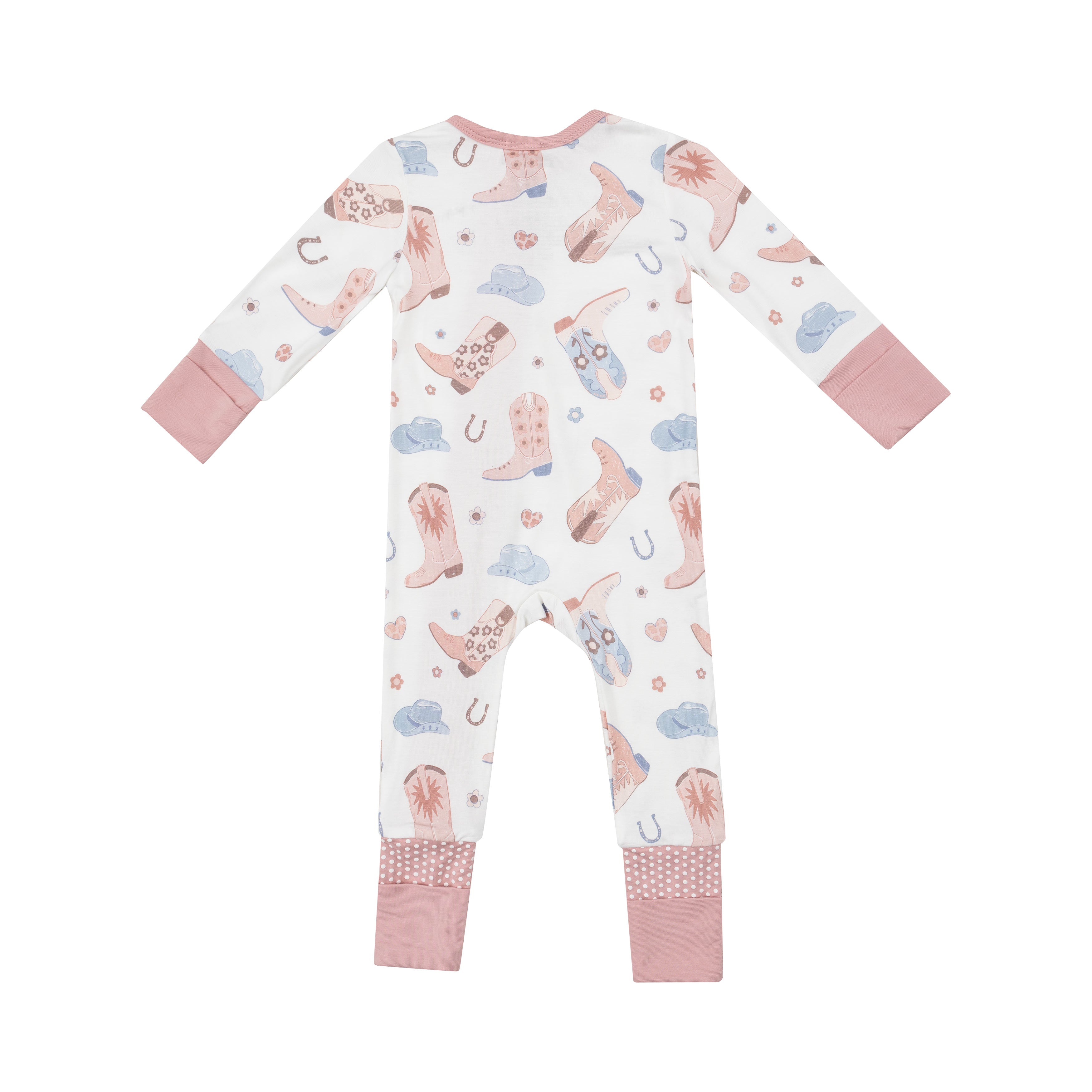 Loungewear Set - Cowboy Boots Pink