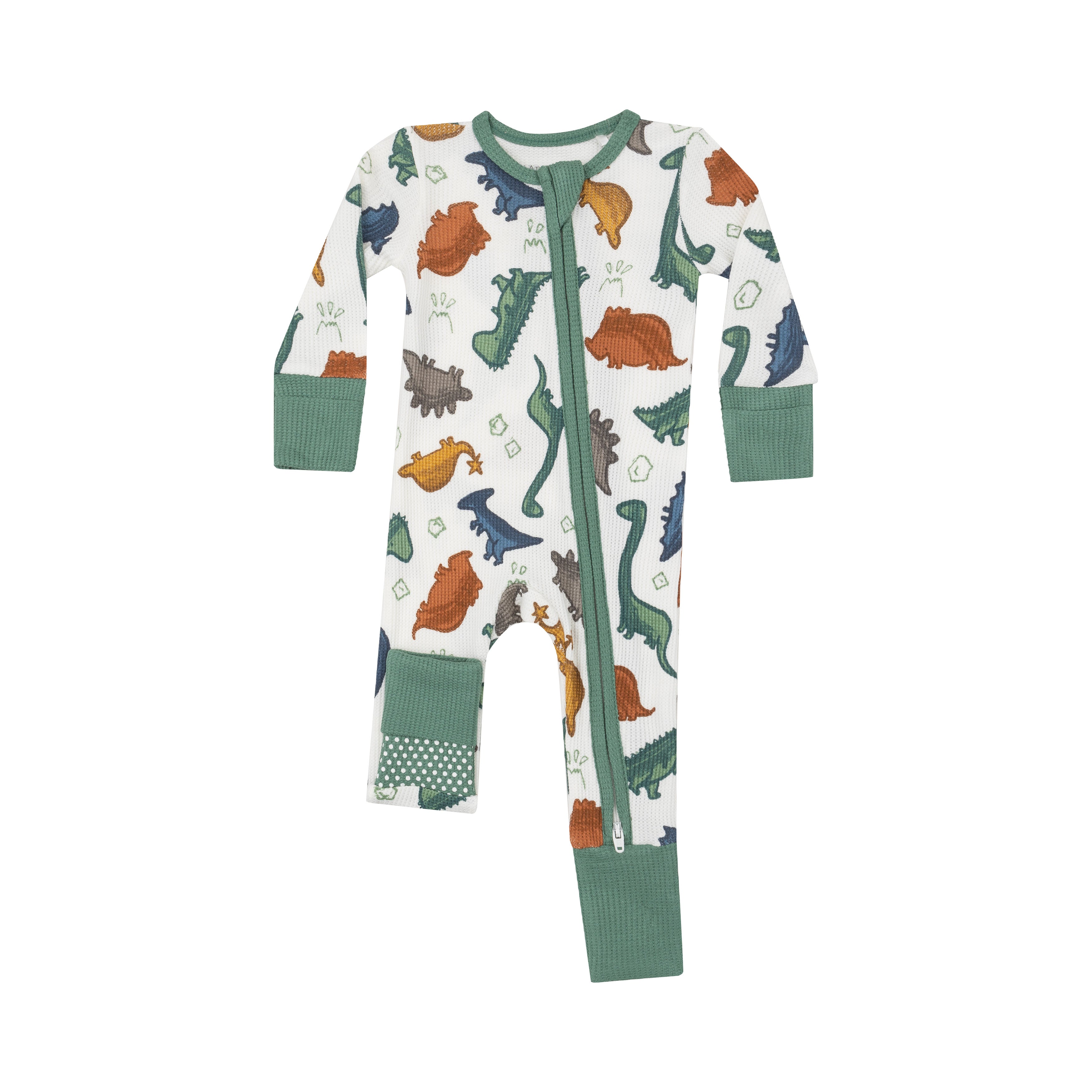 Zippered Romper - Dino Rocks