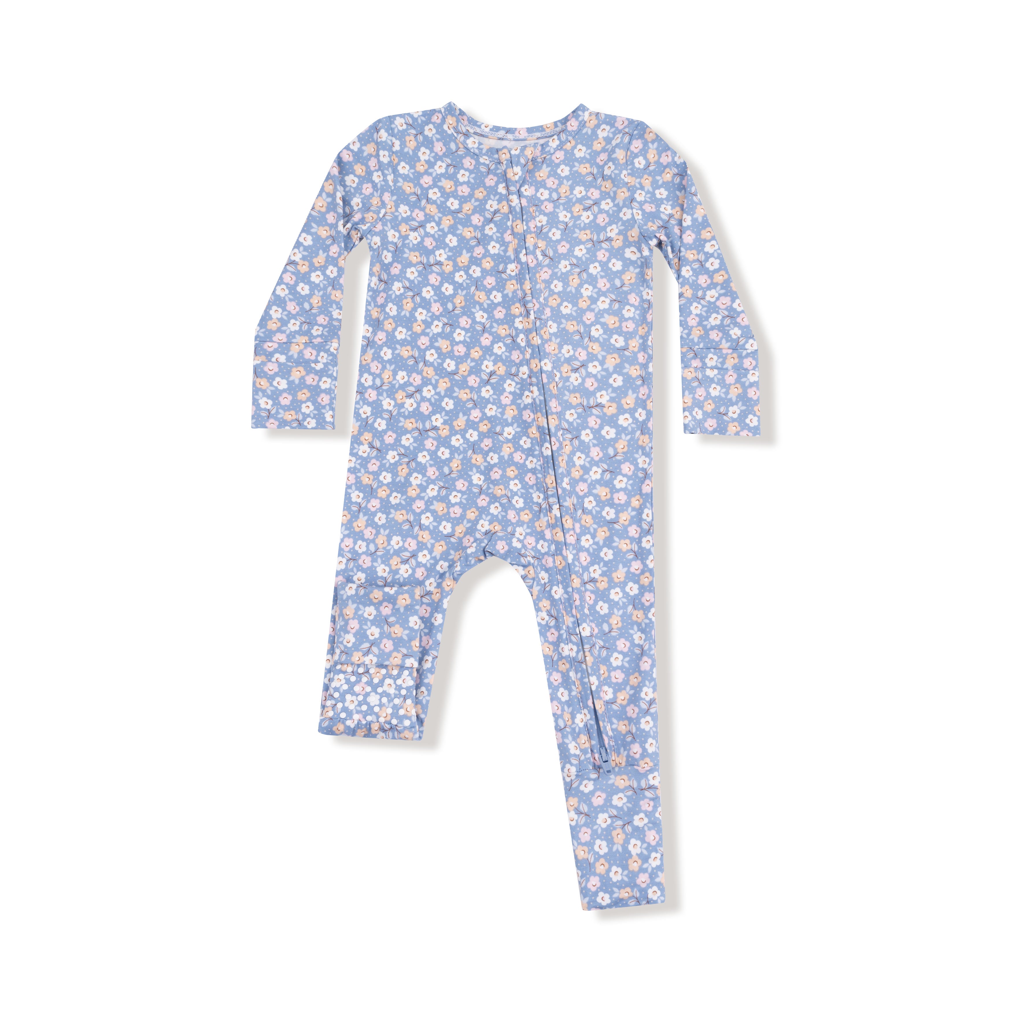 Zippered Romper - Country Calico