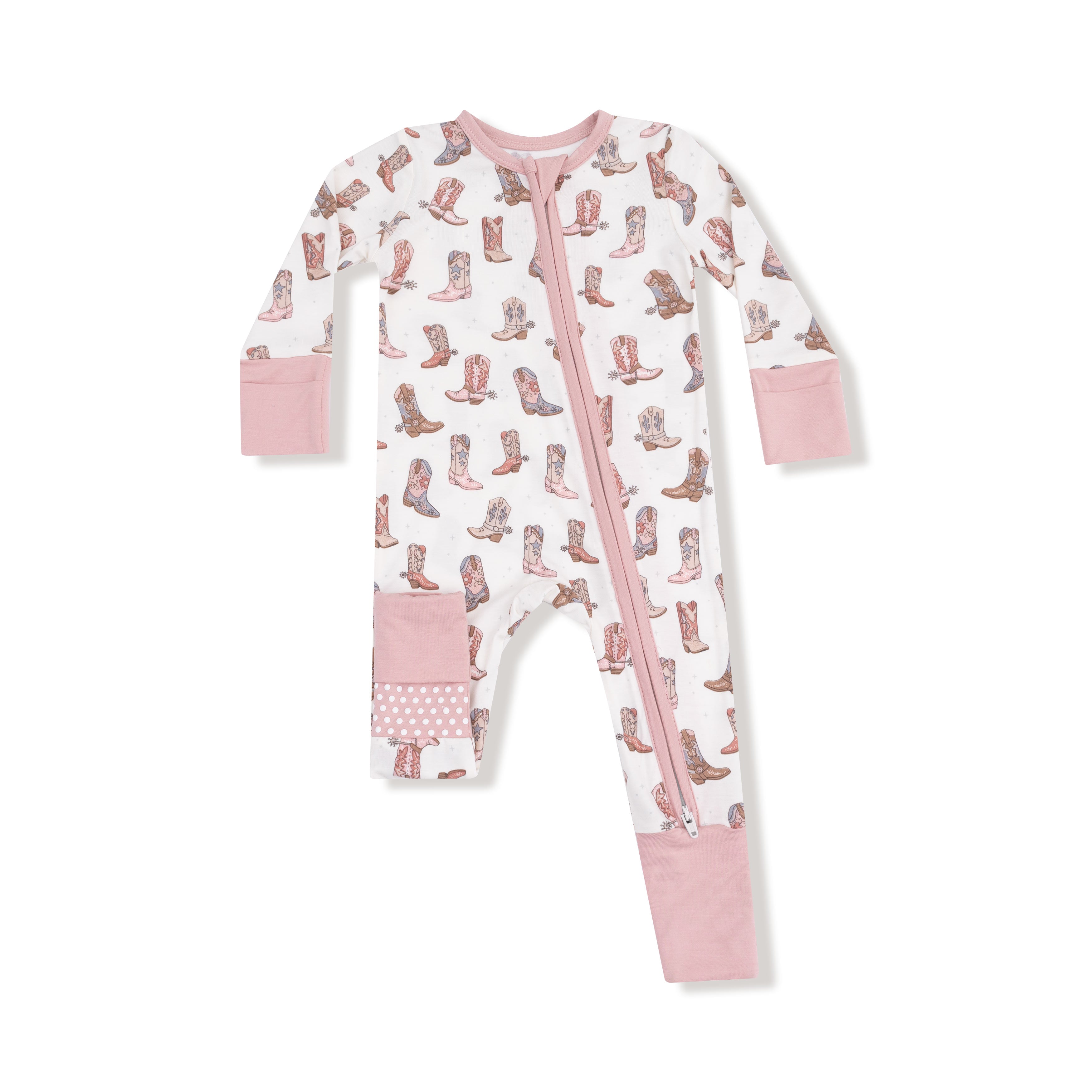 Zippered Romper - Future Cowgirl