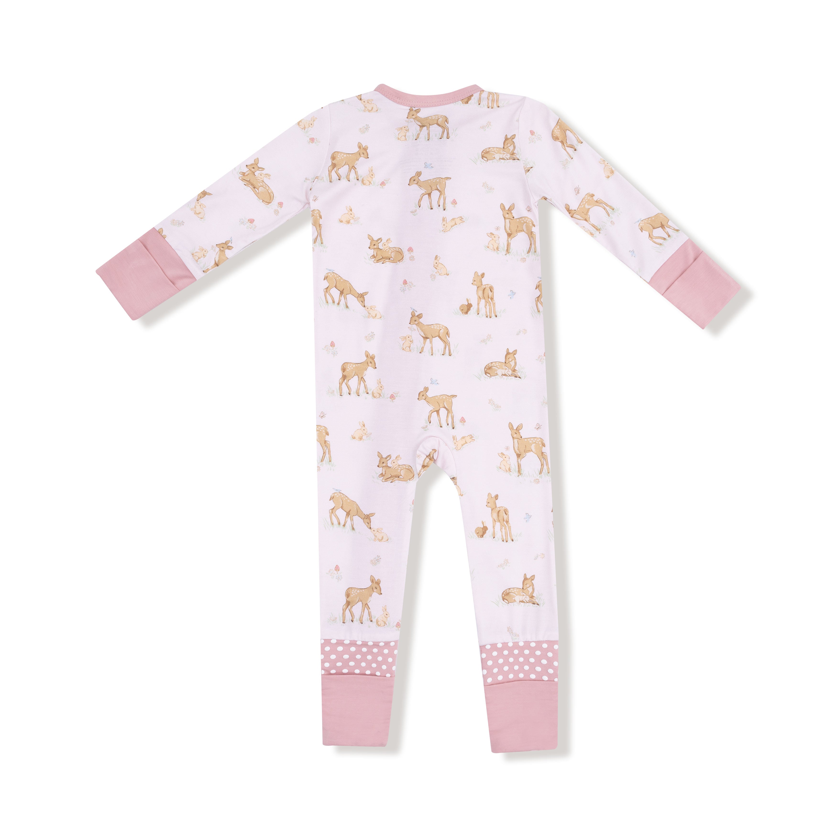 Zippered Romper - Little Fawn