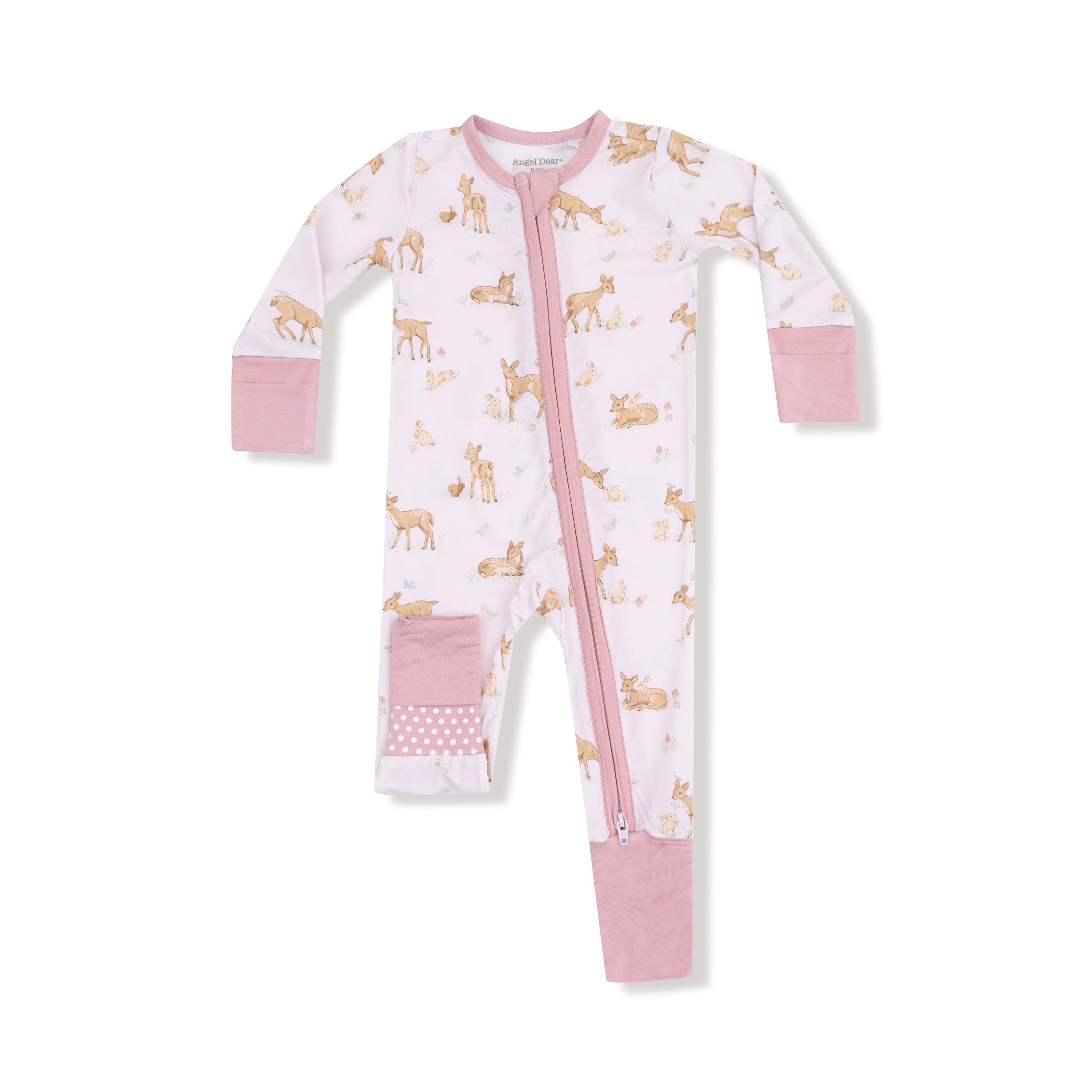 Zippered Romper - Little Fawn