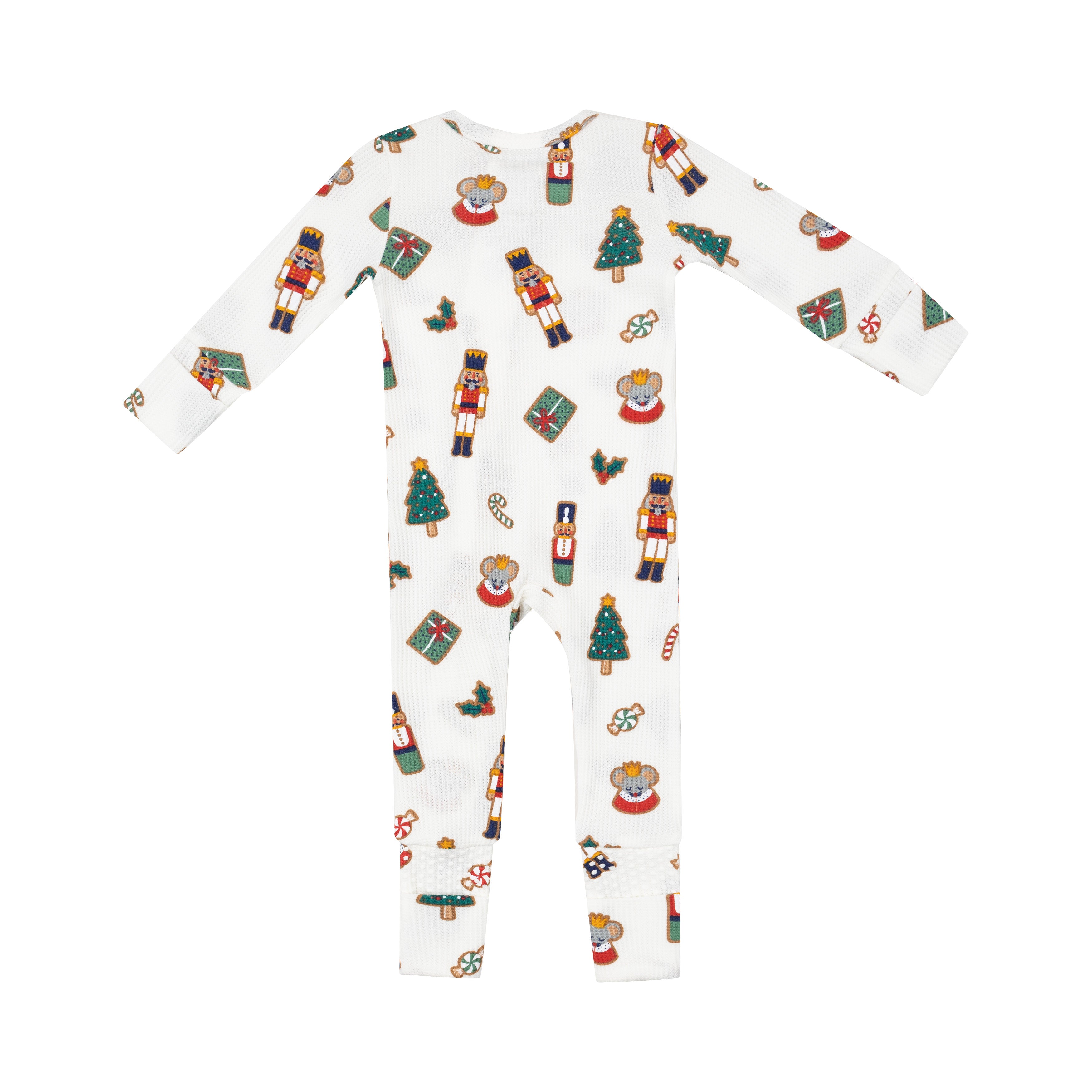 Zippered Romper - Nutcracker Christmas Cookies