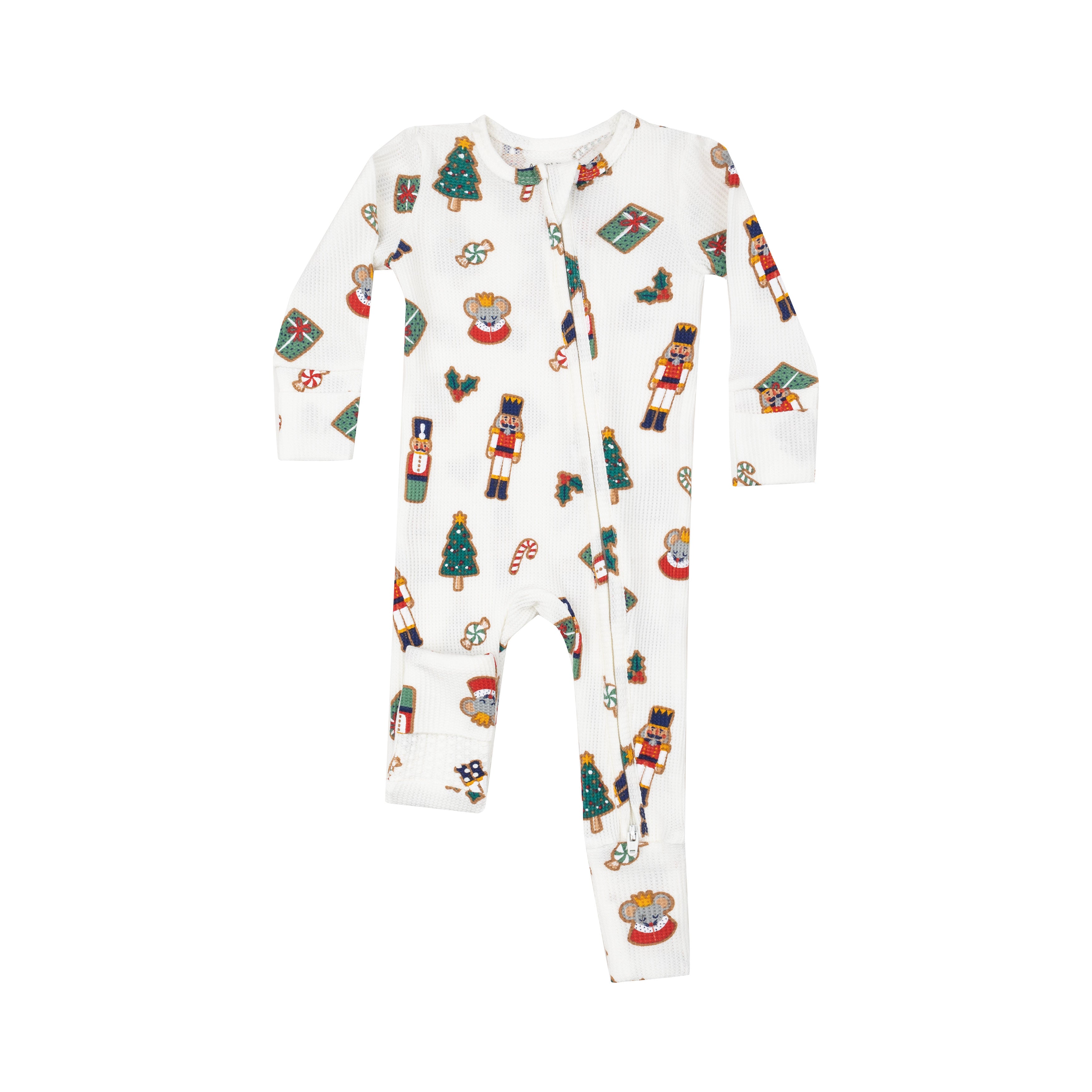 Zippered Romper - Nutcracker Christmas Cookies