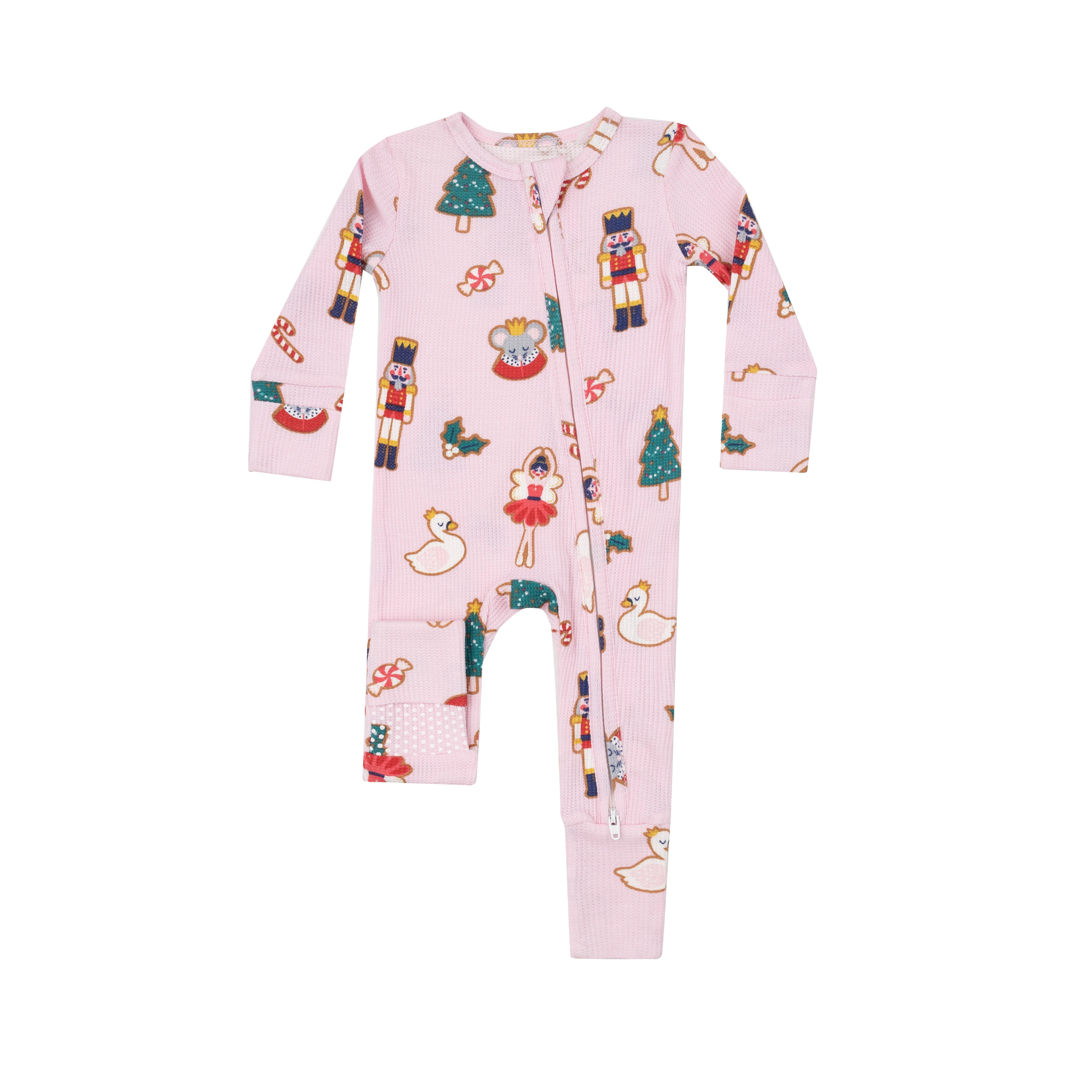 Zippered Romper - Sugar Plum Fairy