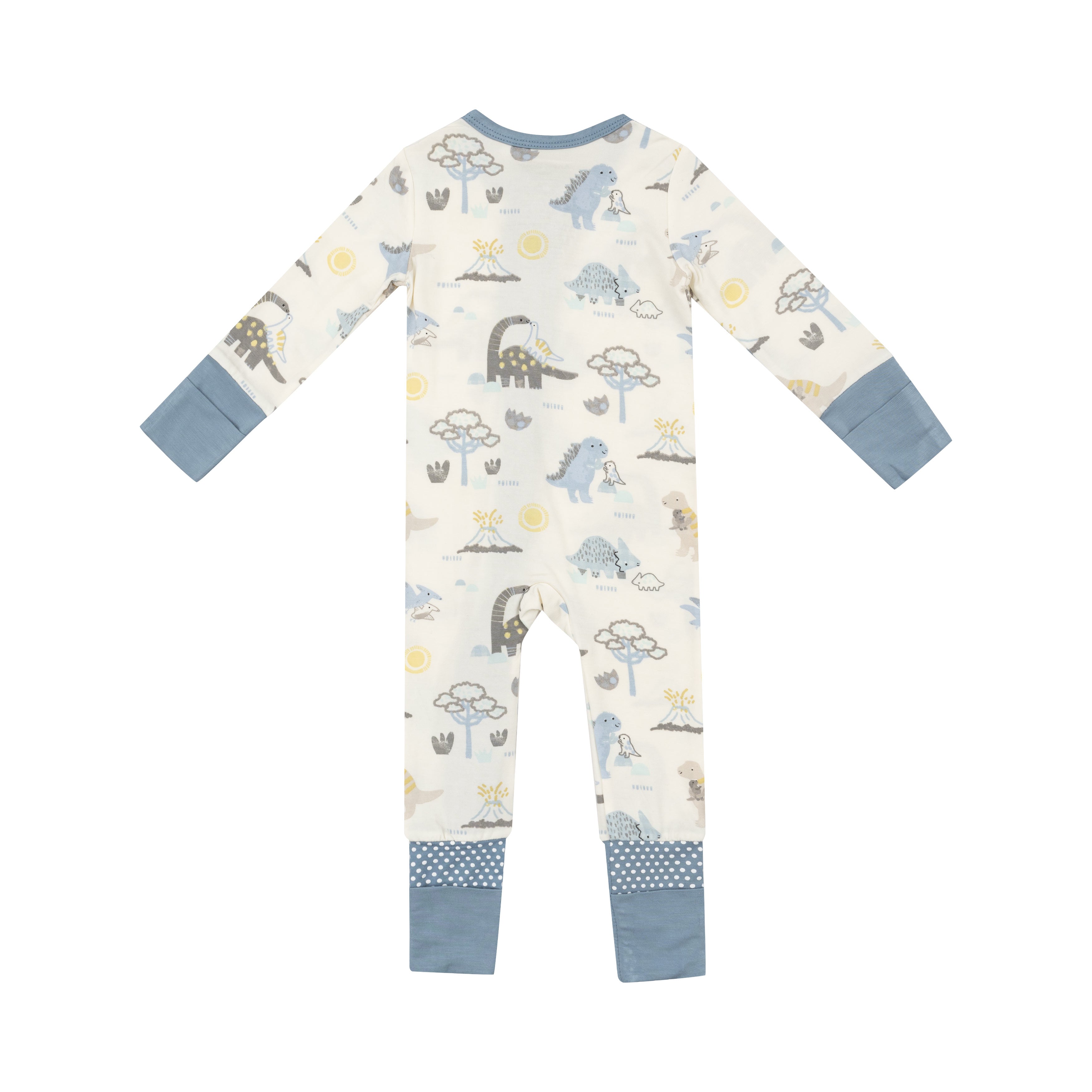 Zippered Romper - Baby Love Dinos