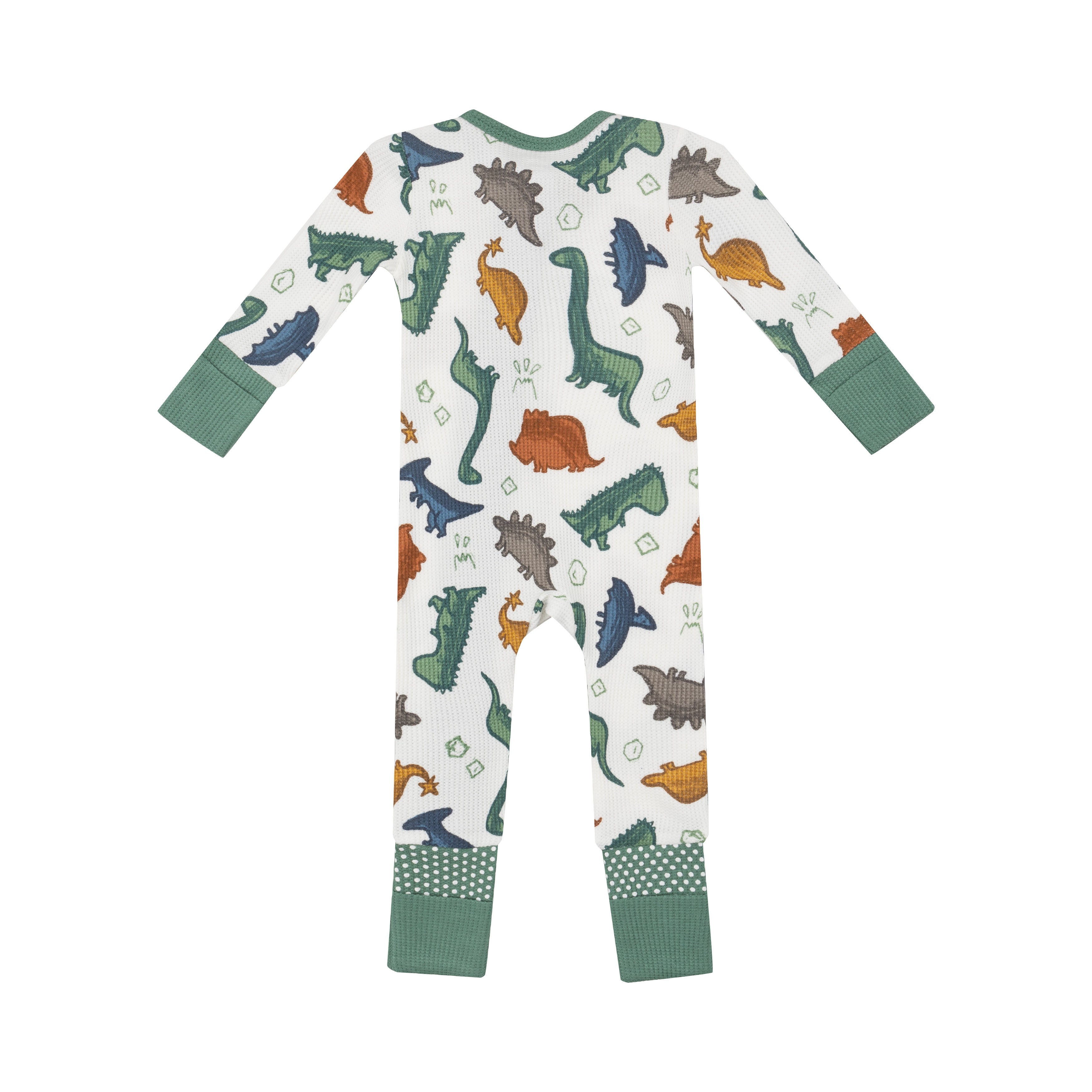 Zippered Romper - Dino Rocks