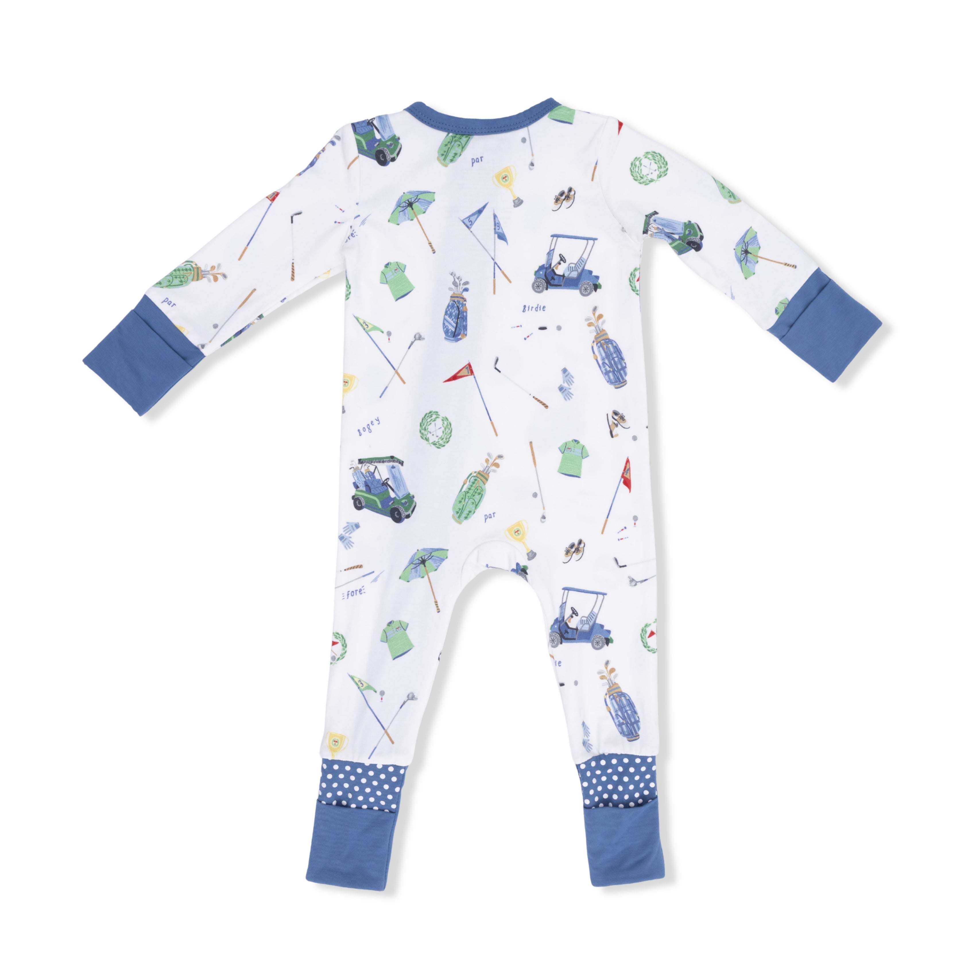 Zippered Romper - Golf Things