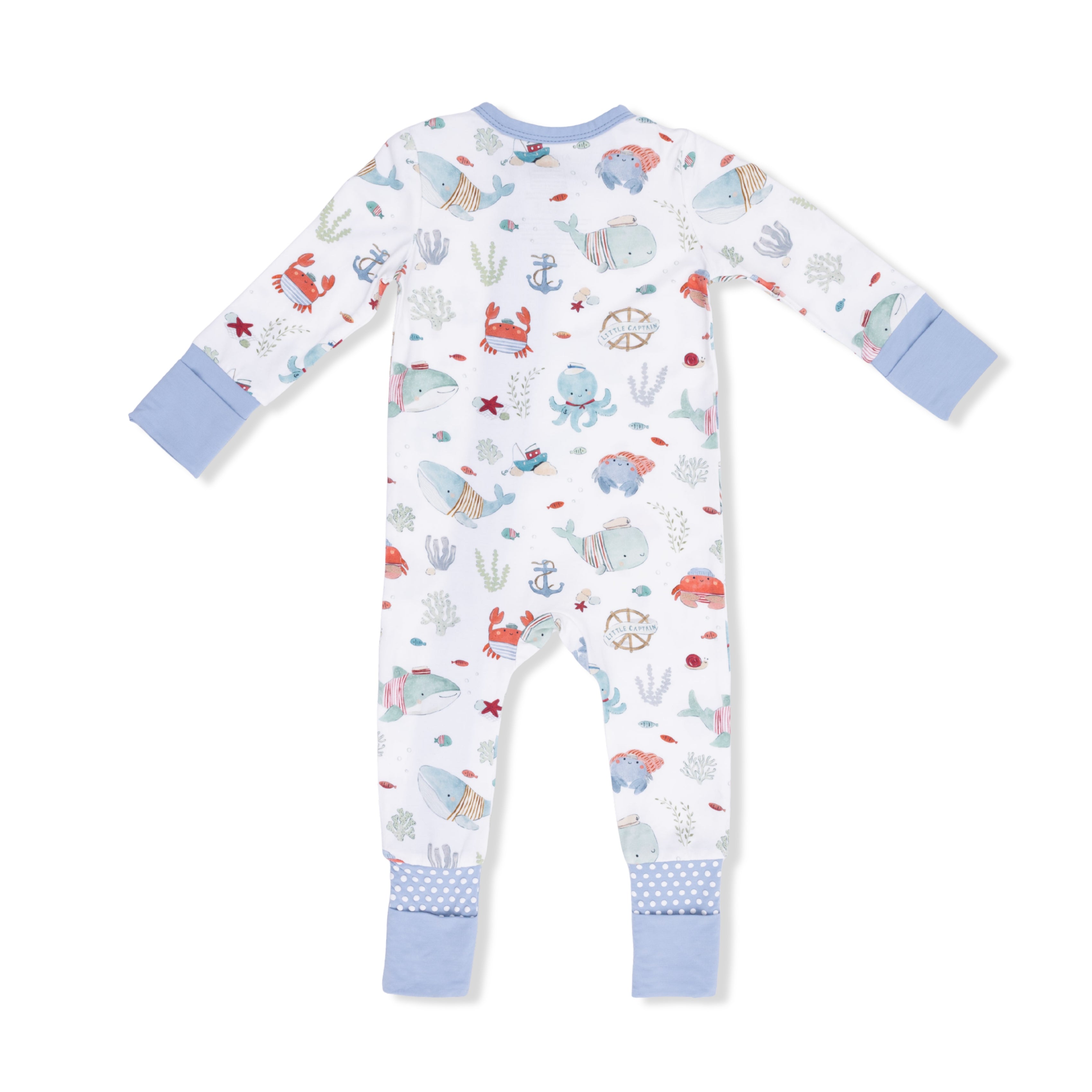 Zippered Romper - Sailor Sea Creatures