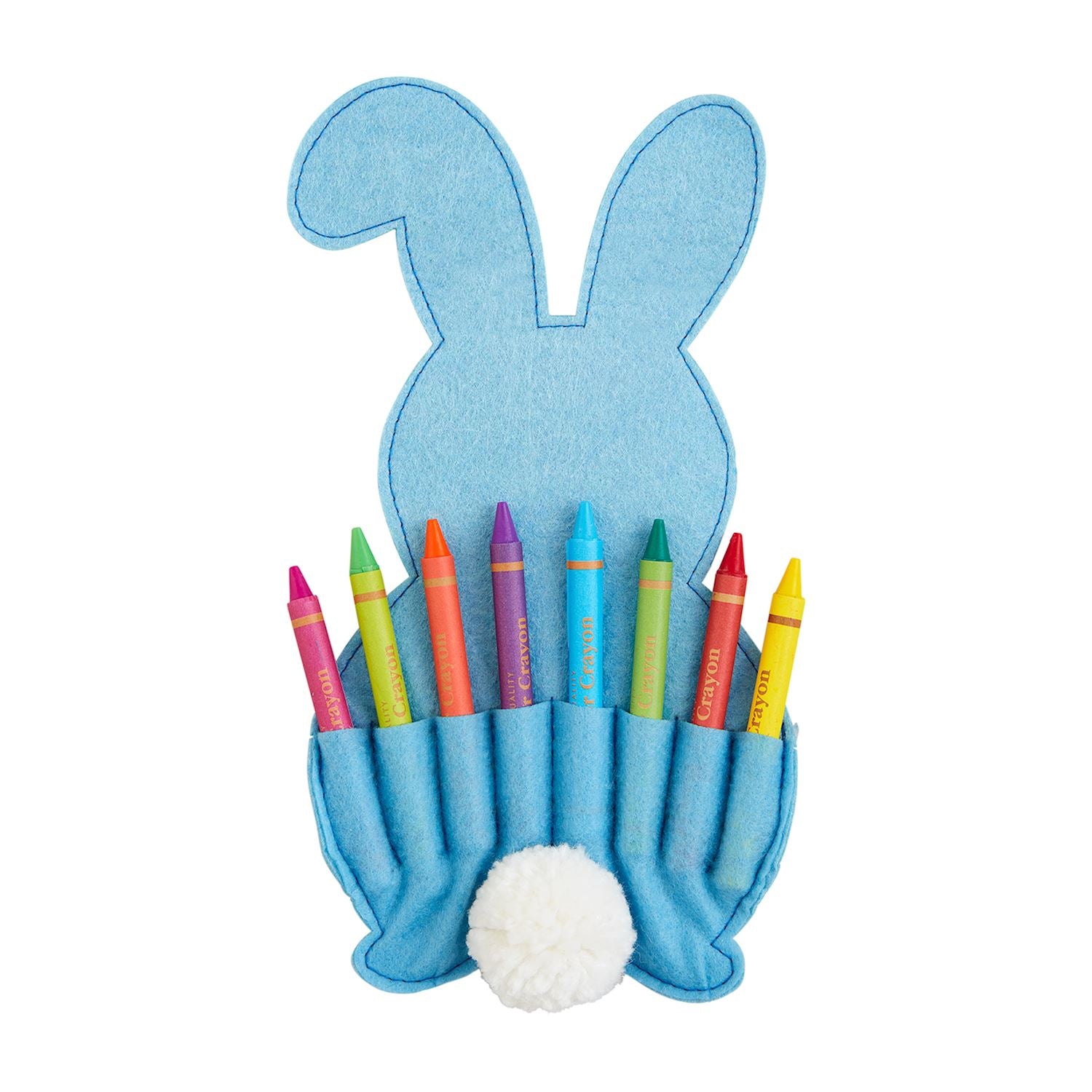 Crayon Holder - Blue Easter