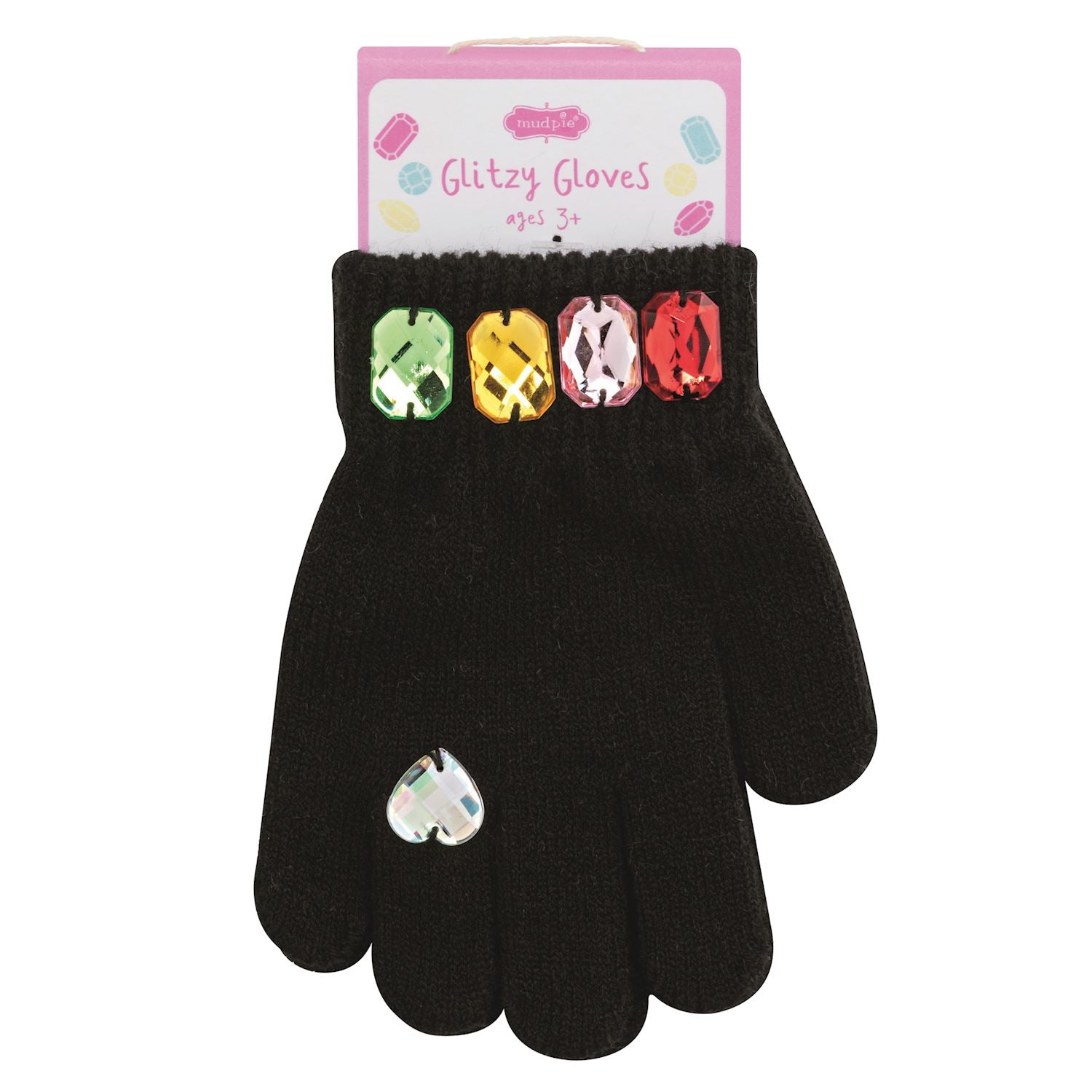 Glitzy Gloves - Black