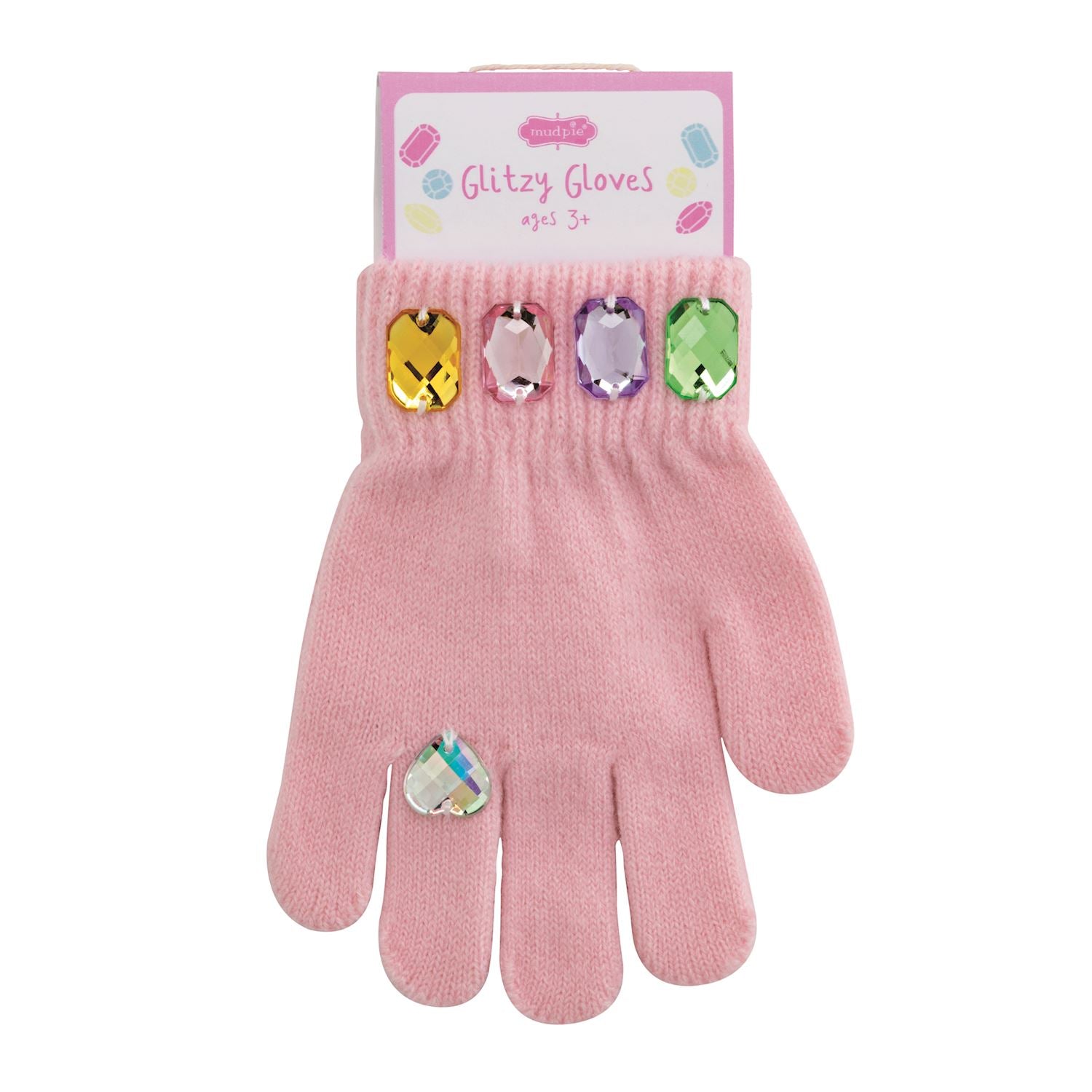 Glitzy Gloves - Pink