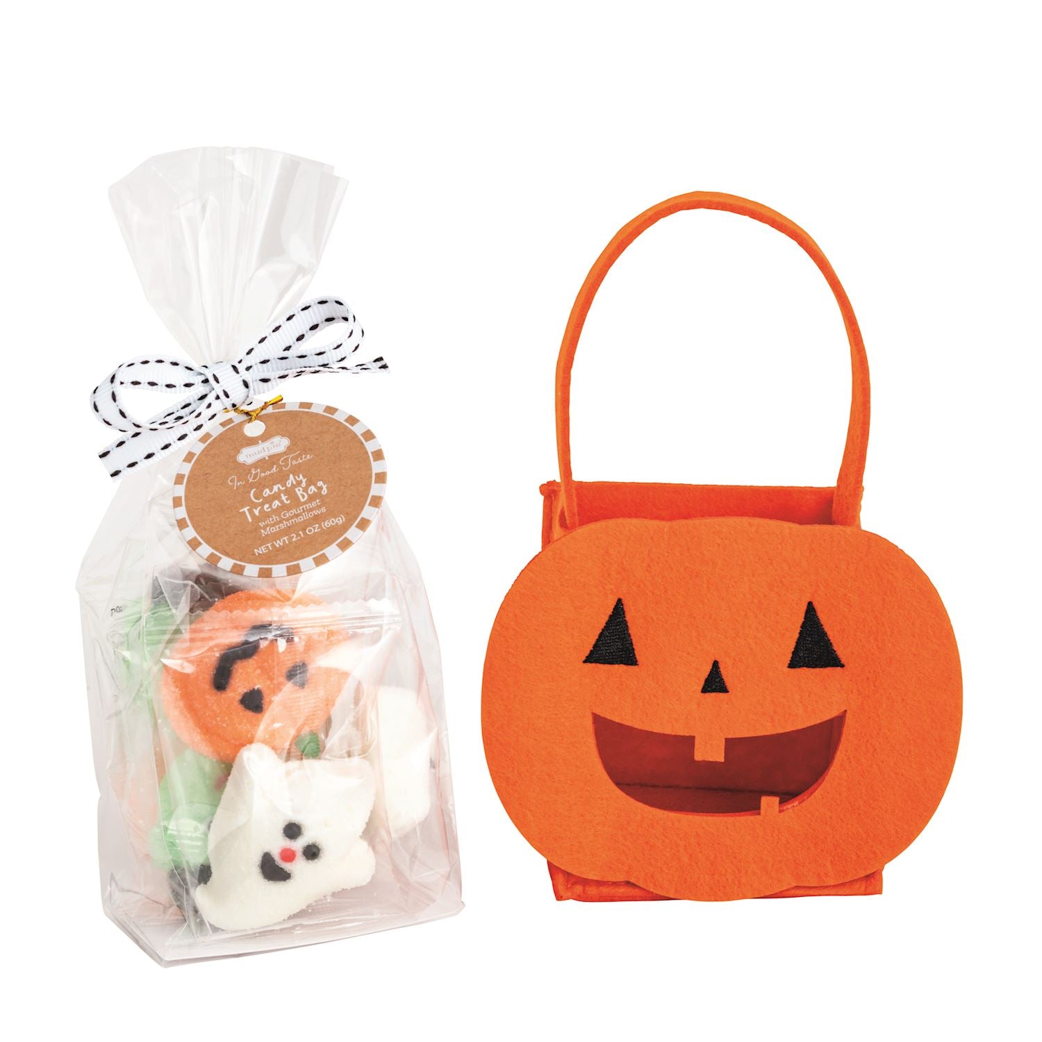 Pumpkin Marshmallow Treat Bag