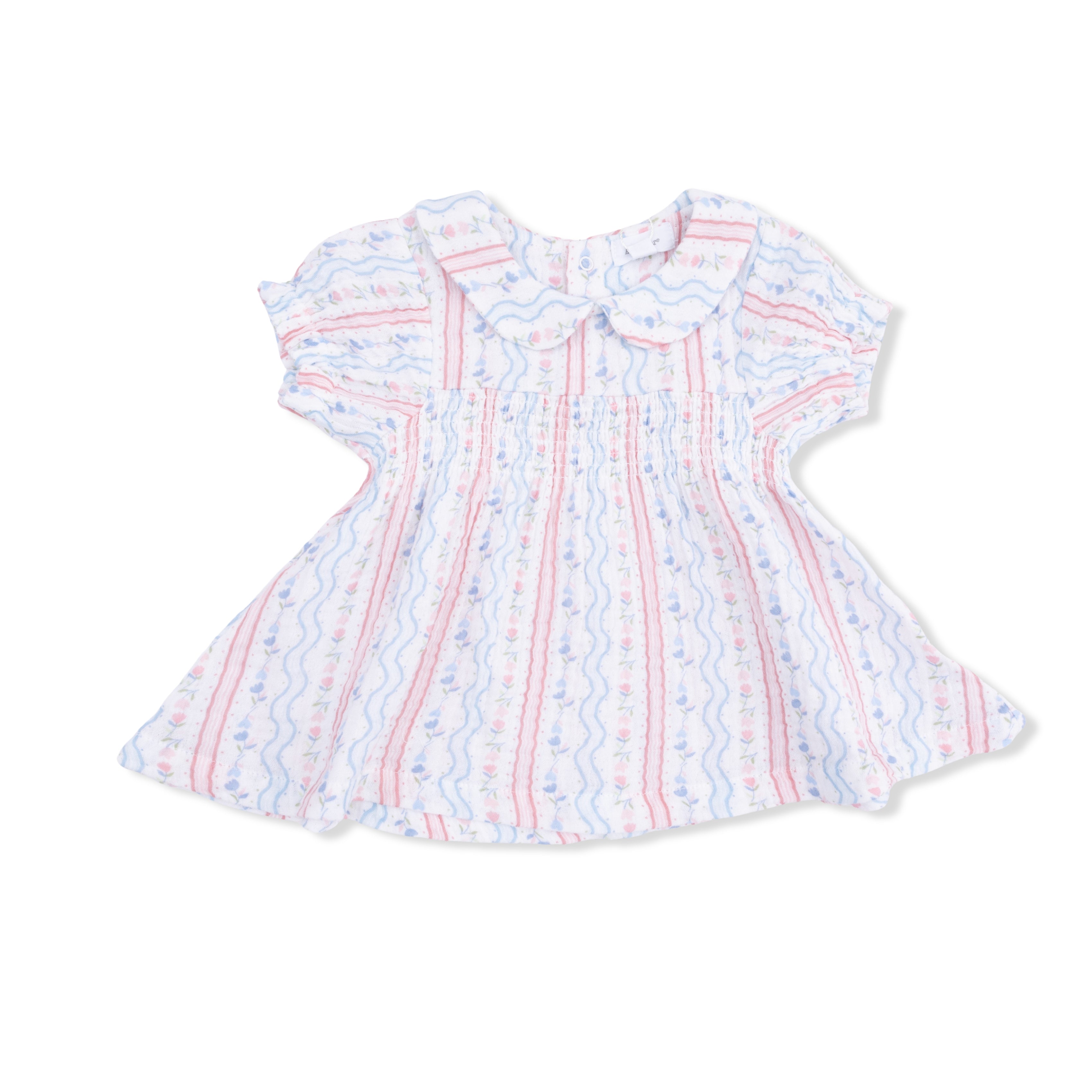 Smocked Dress - Tulip Stripe
