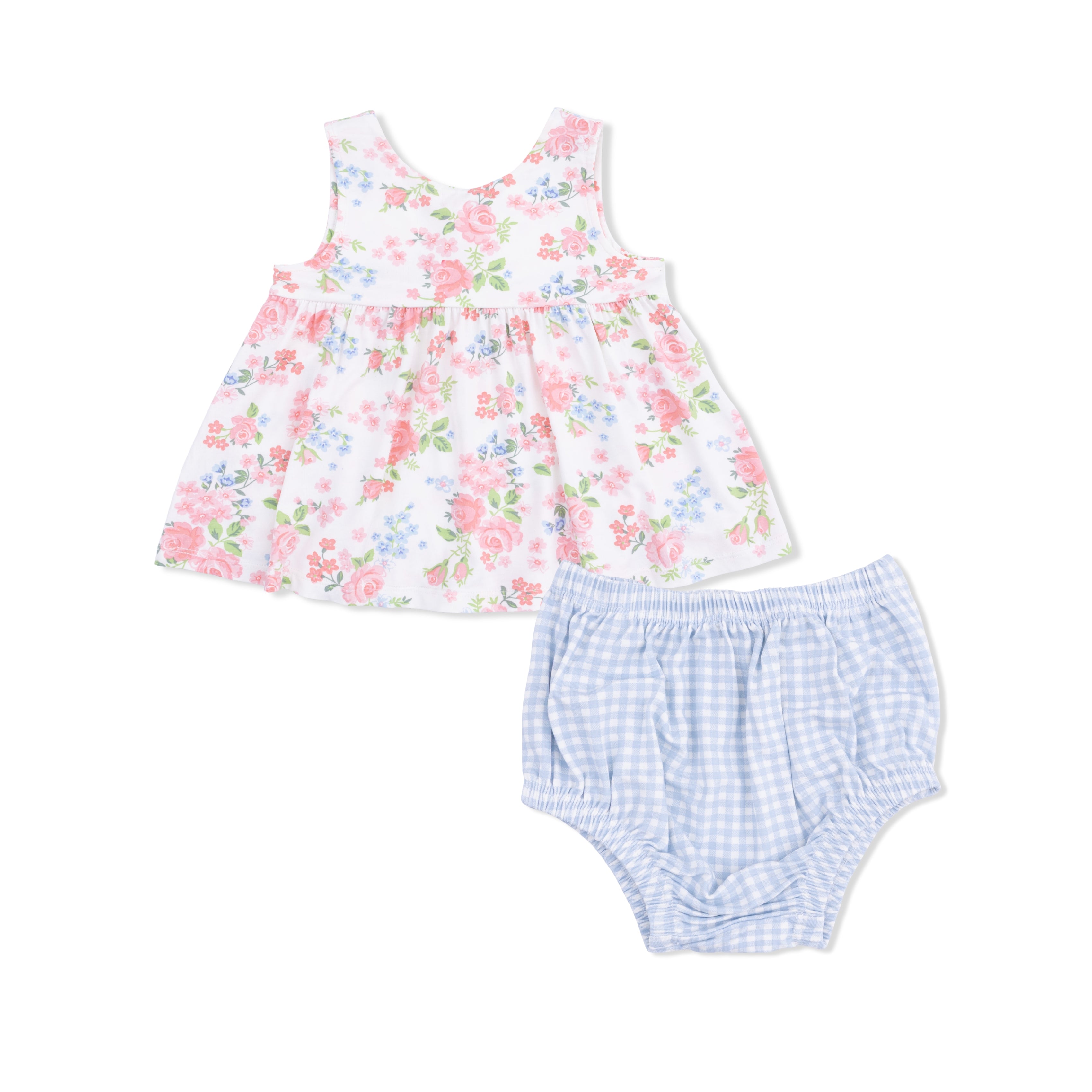 Bow Dress/Bloomer - Cute Little Roses
