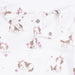 Baby top with dog pattern on a white background