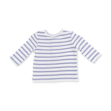 Striped long-sleeve shirt on a white background