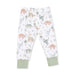 Children's leggings with dinosaur pattern on a white background