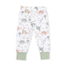 Children's leggings with dinosaur pattern on a white background