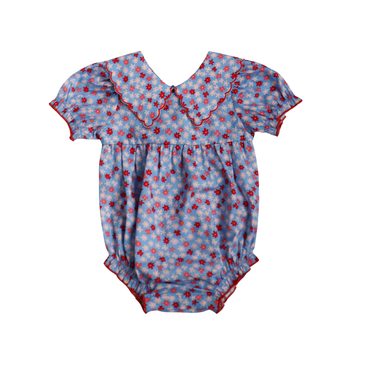 Baby bubble with floral pattern on a white background