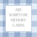 ABC Scripture Memory Cards