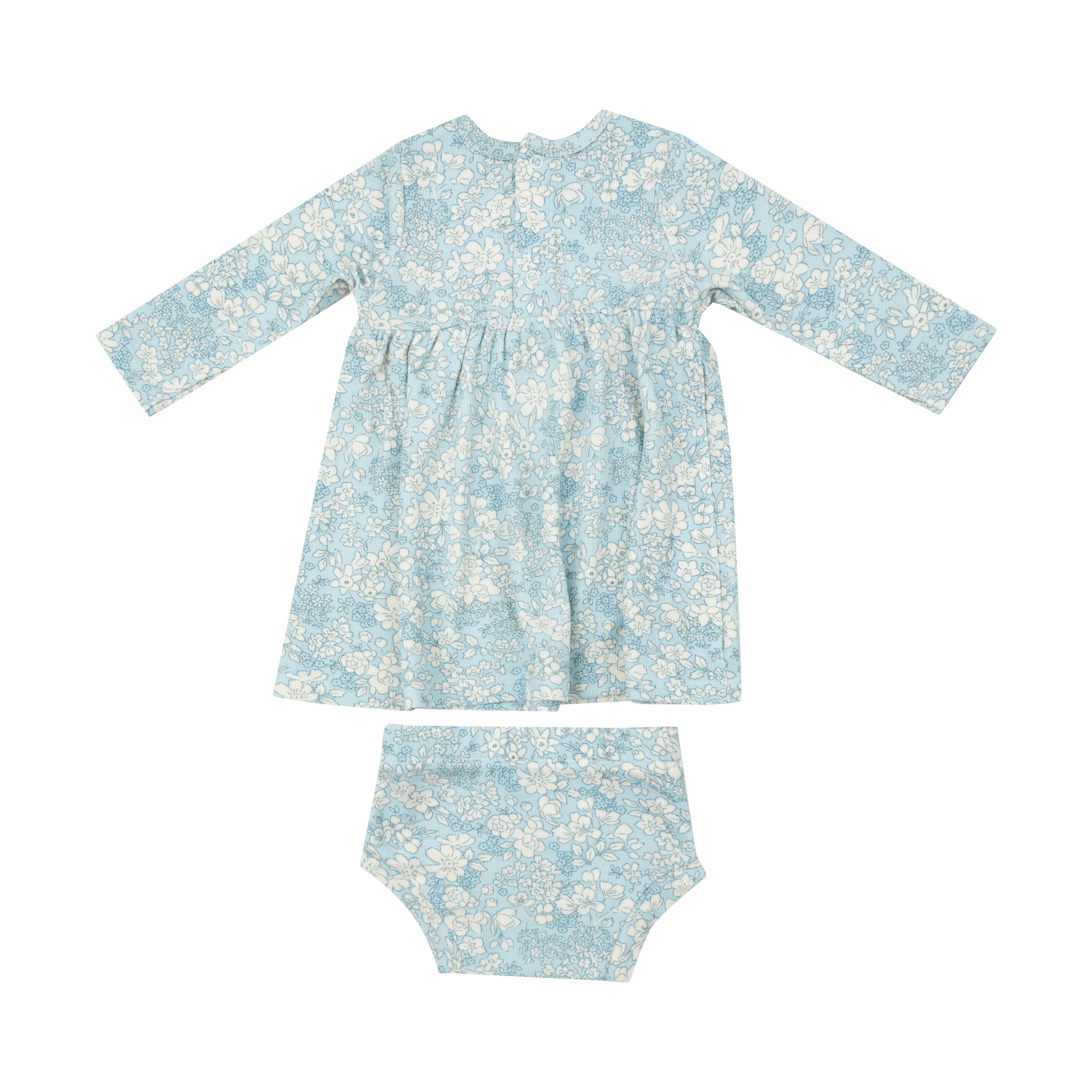 Simple Dress/Bloomer - Blue Meadow Floral