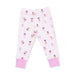 Children's leggings with tumbler pattern on a white background