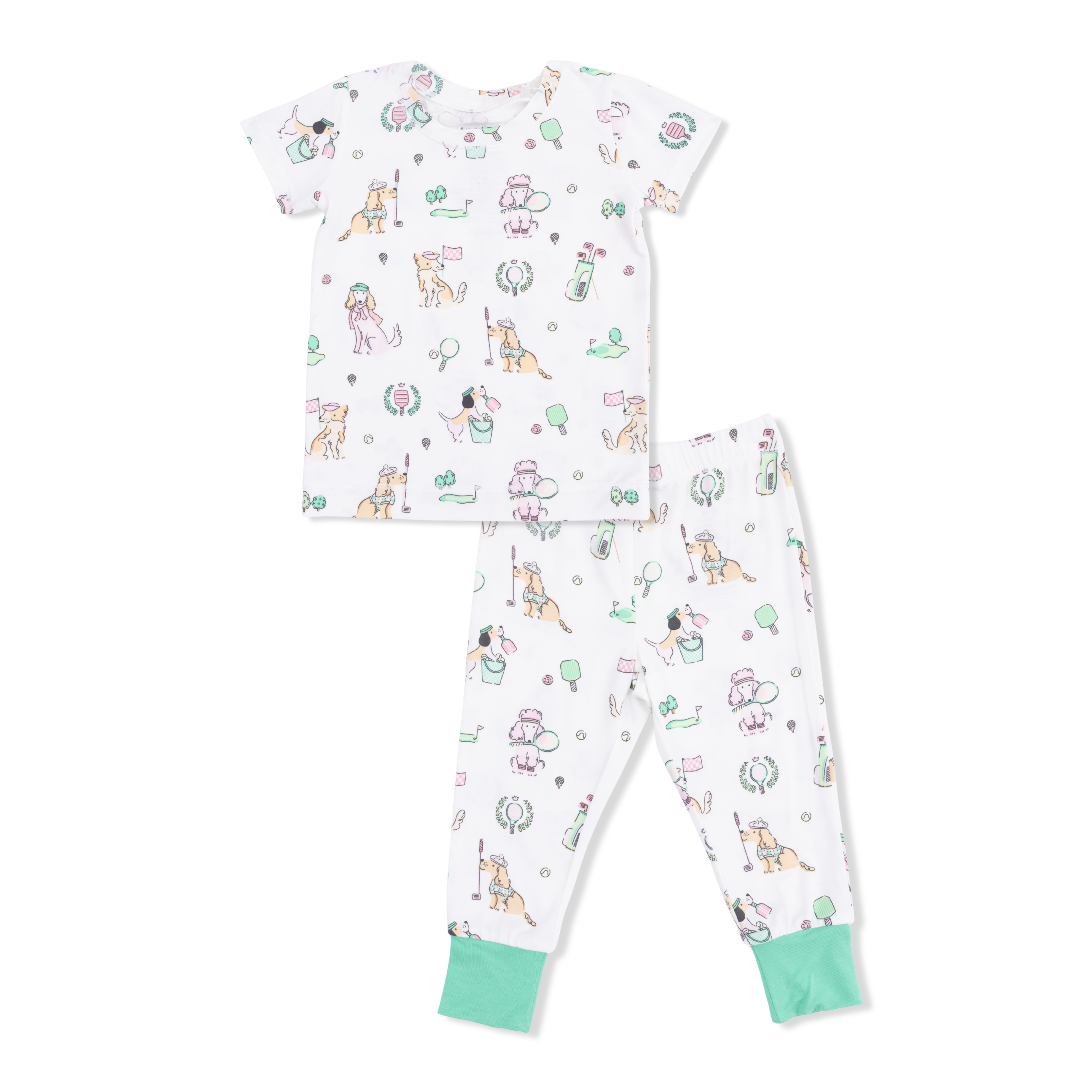 Loungewear Set - Country Club Dogs Pink