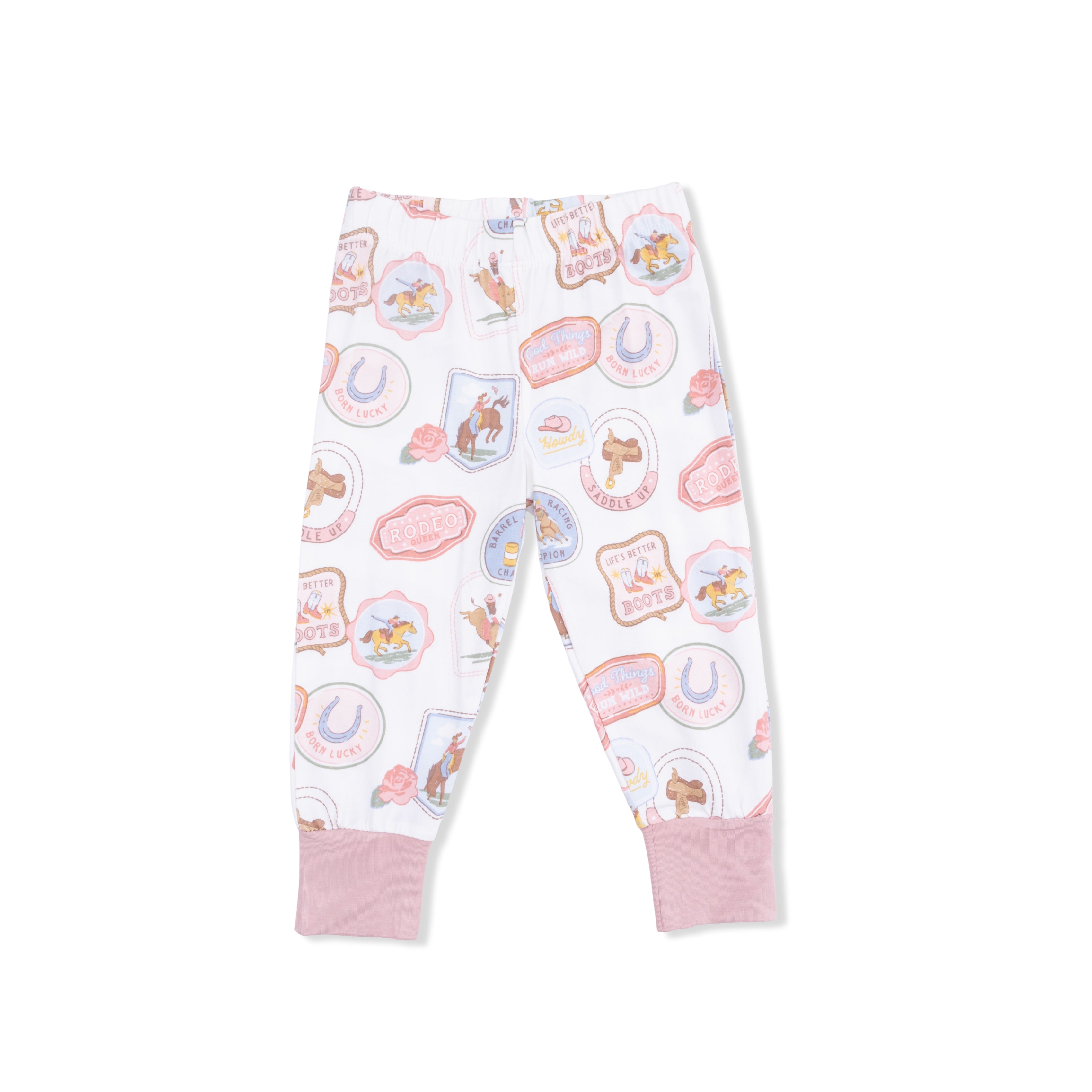 Loungewear Set - Rodeo Patches Pink