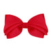 Red pleate grosgrain hair bow
