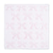 Soft white chenille receiving blanket with a delicate pink bow pattern for babies by Angel Dear