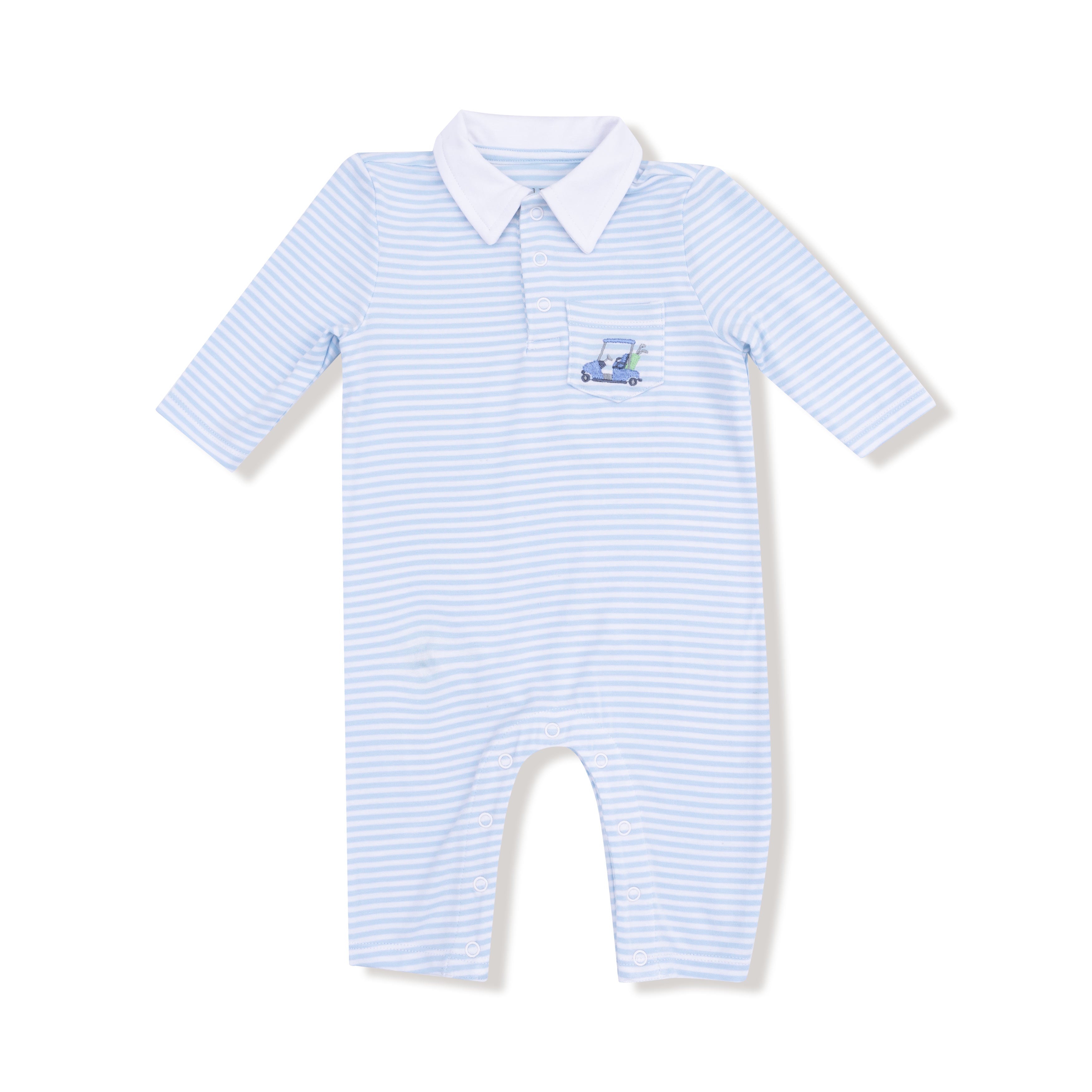Polo Romper - Baby Golf Carts
