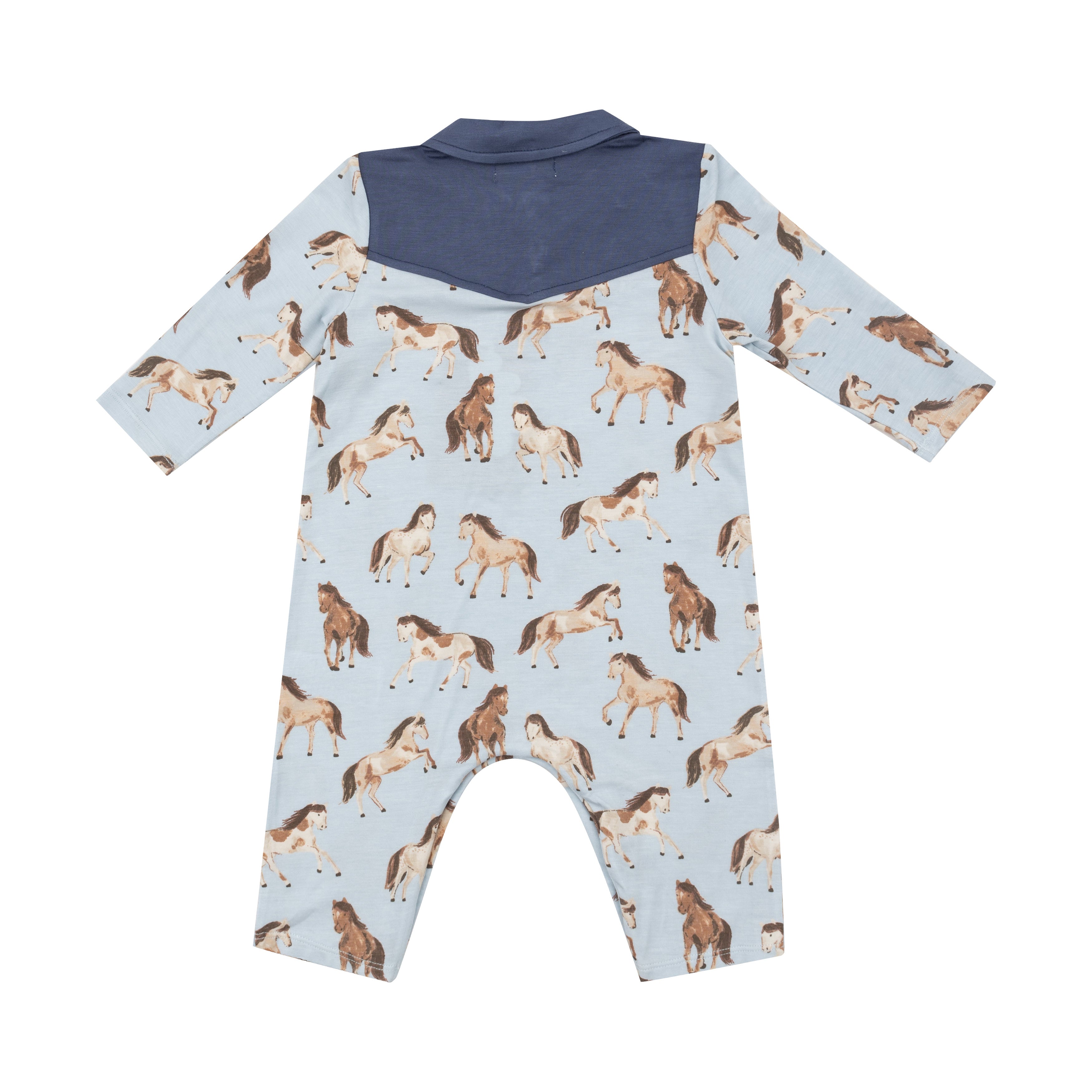 Cowboy Romper - Horses