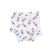 Shorts with ice cream pattern on a white background