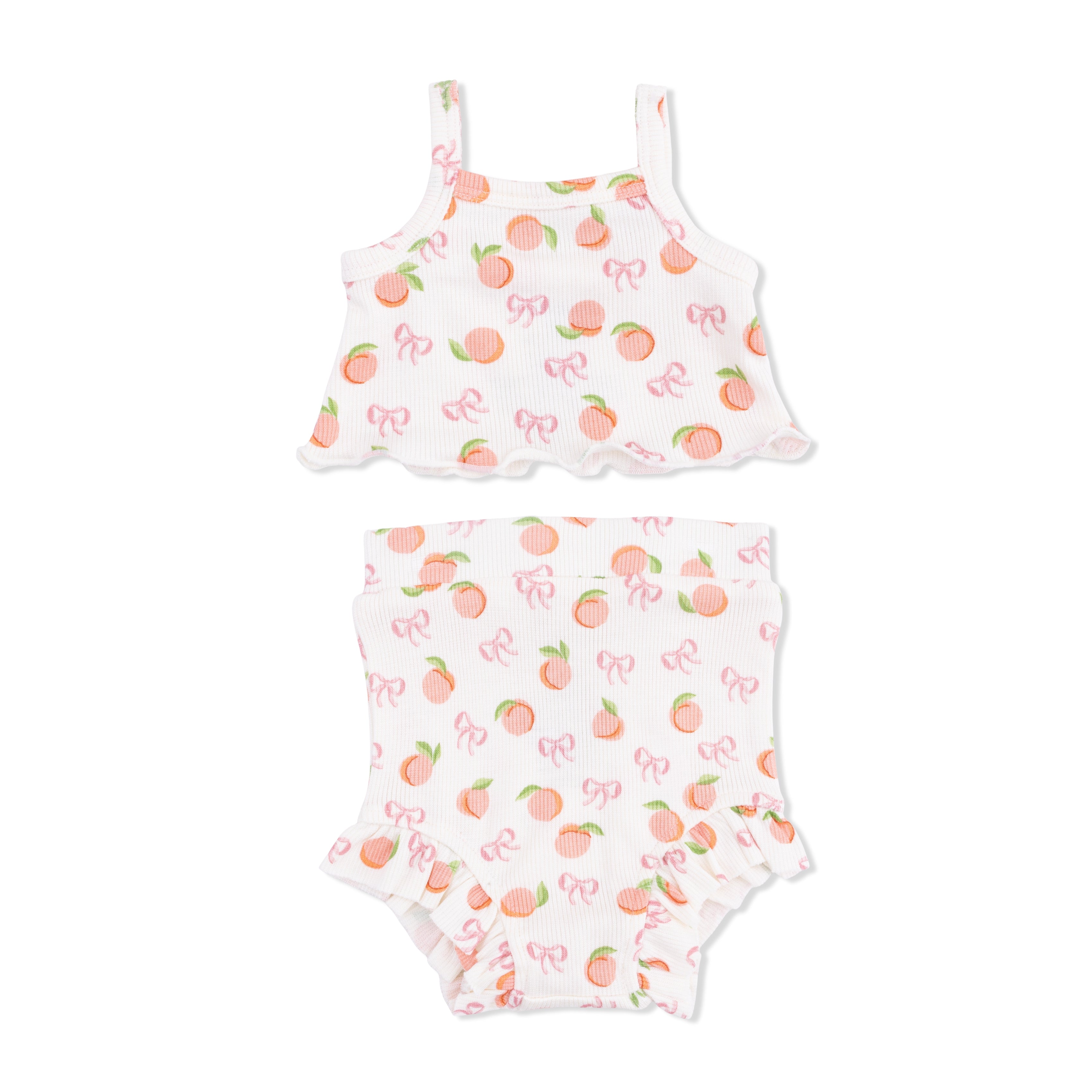 Tank Top/High Waisted Short - Little Peaches