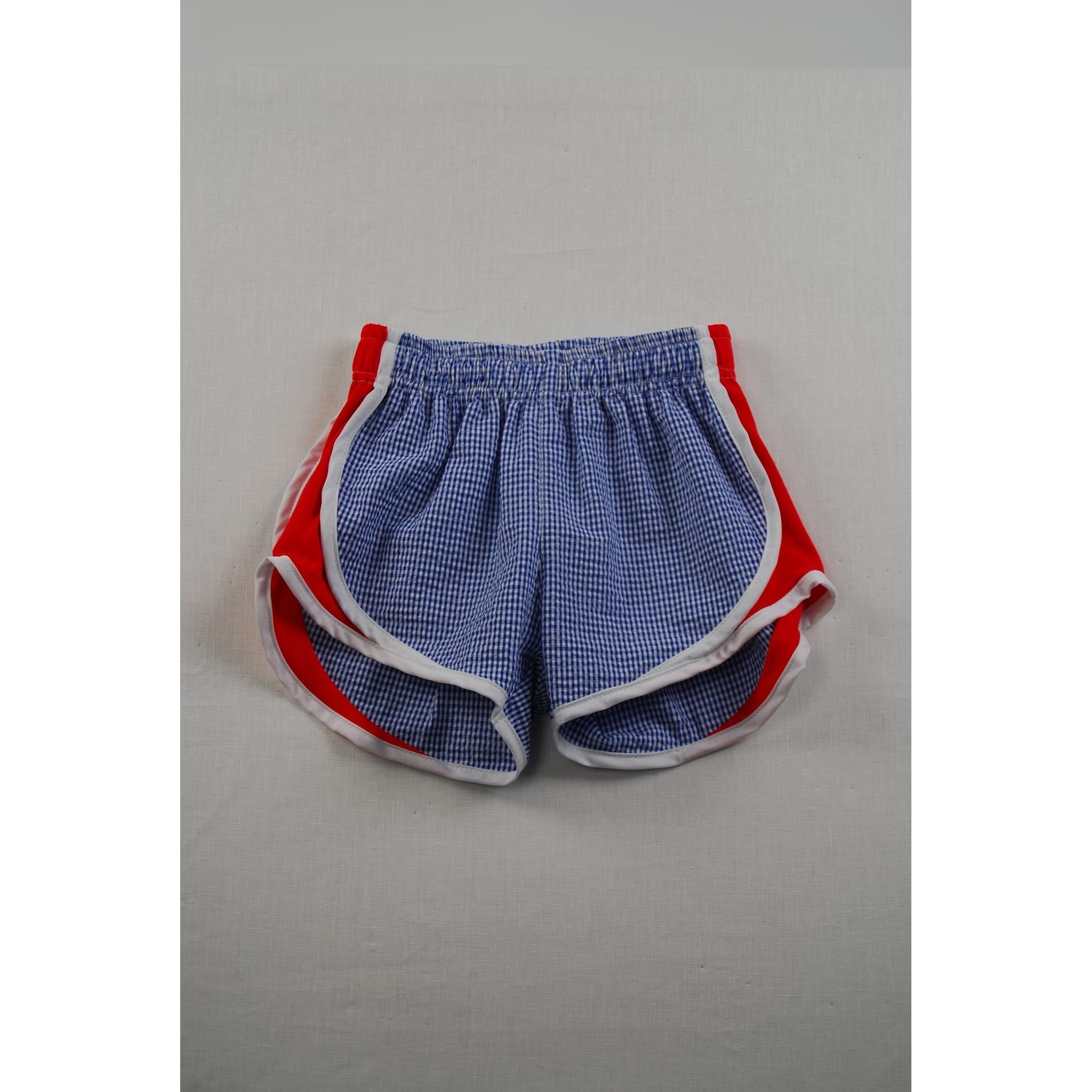 Athletic Shorts - Navy with Red Side