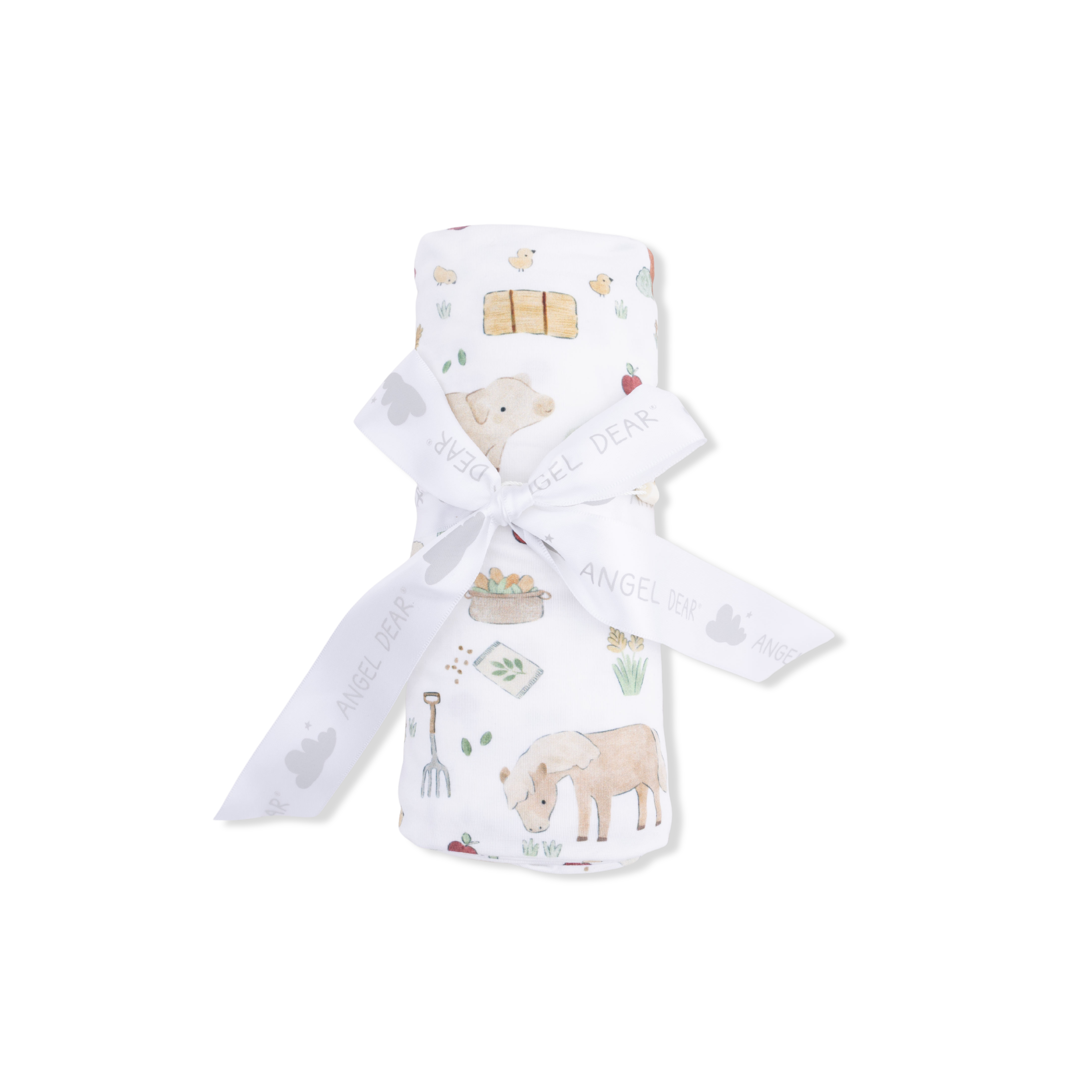 Swaddle Blanket - Cute Farm Animals