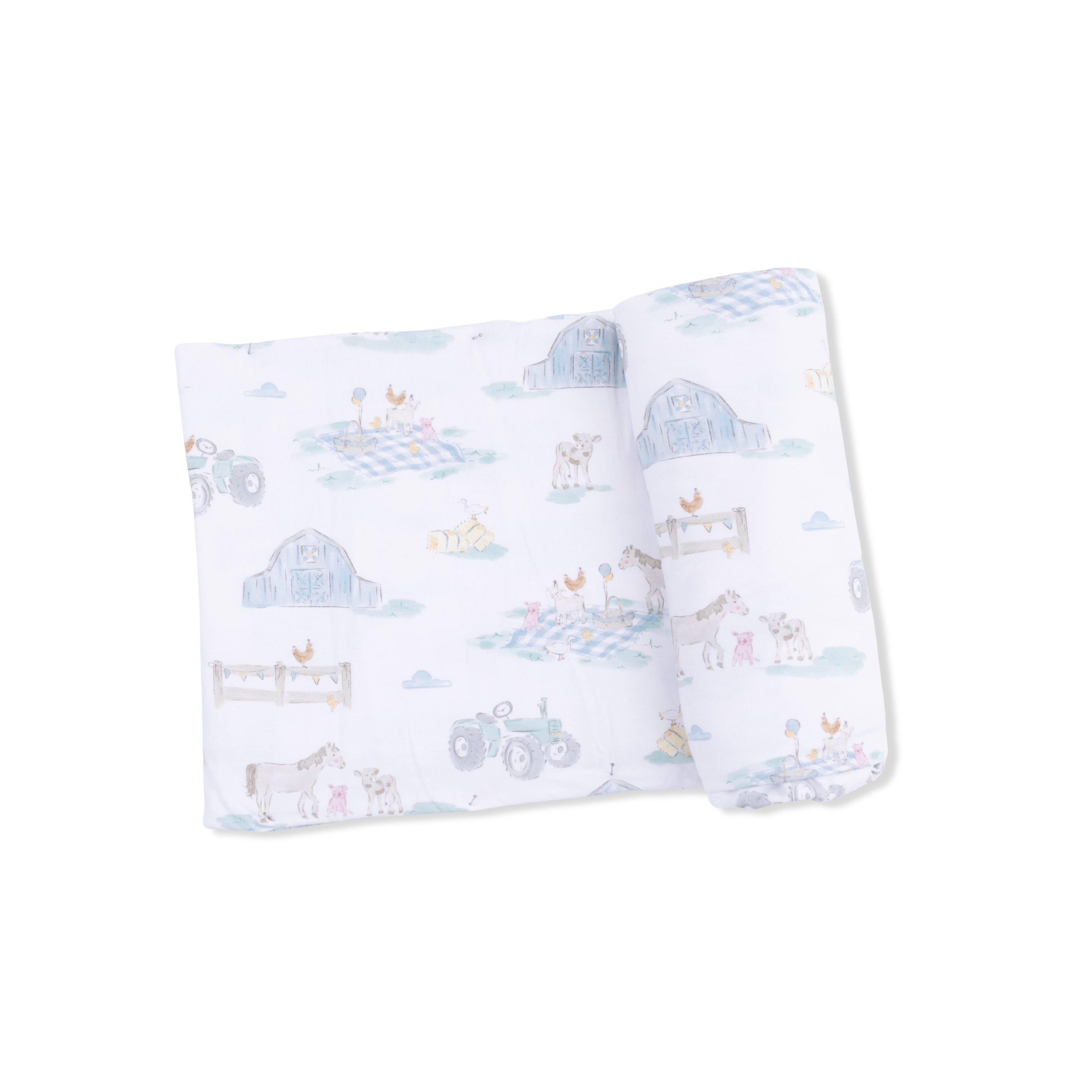 Swaddle Blanket - Farm Animal Party