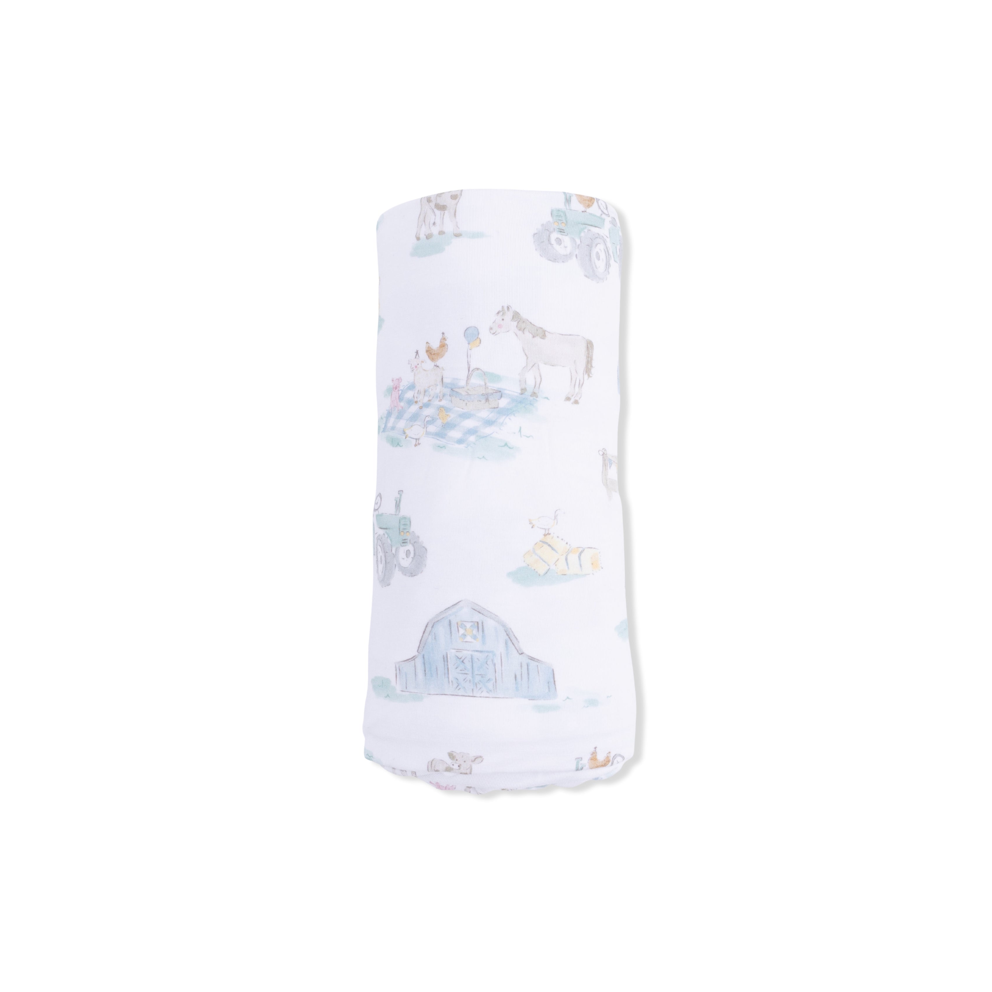Swaddle Blanket - Farm Animal Party