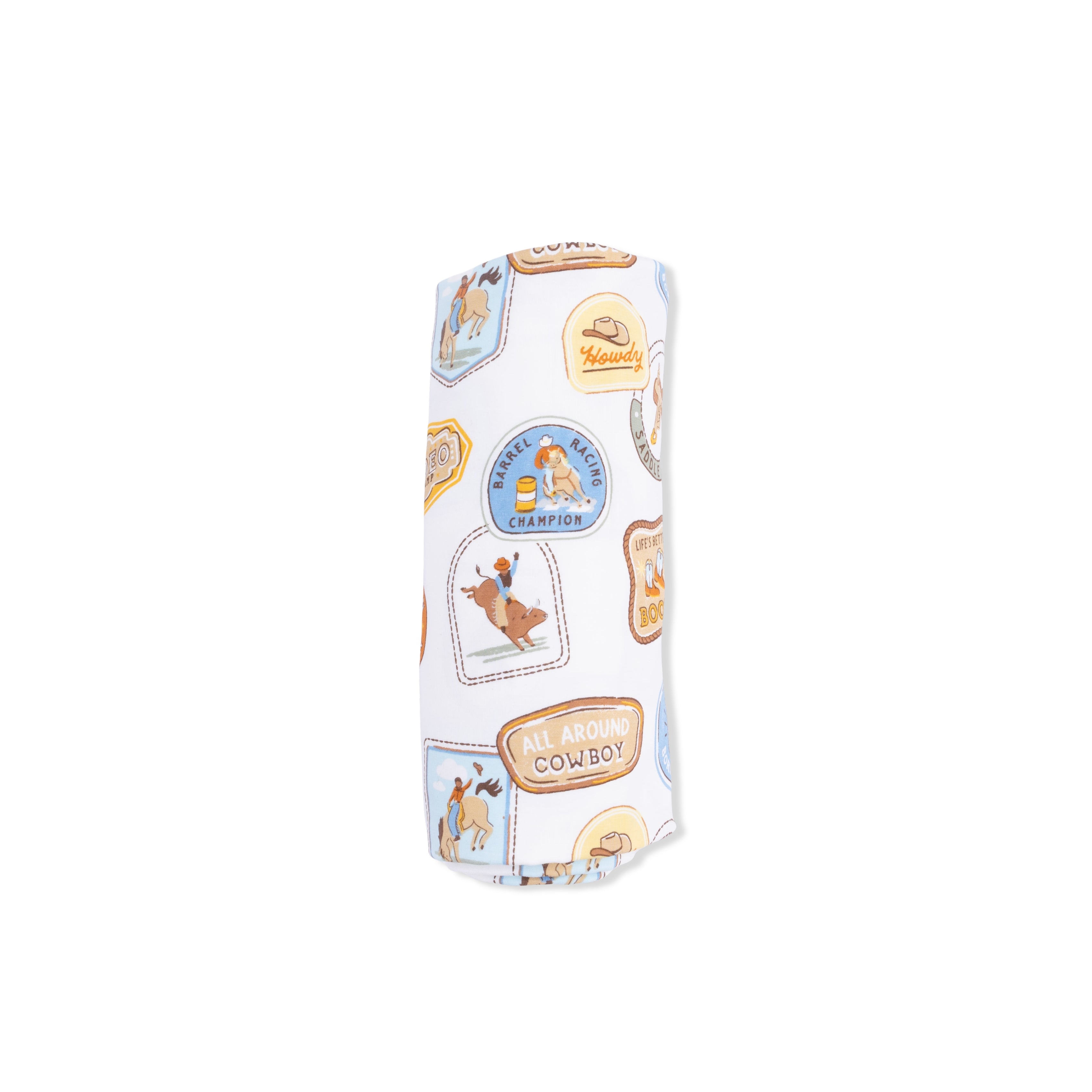 Swaddle Blanket - Rodeo Patches