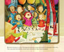 Illustration of children with balloons and a parade scene on lined paper.
